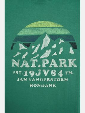 Jan Vanderstorm T-Shirt JENBERG seitliche Saumschlitze