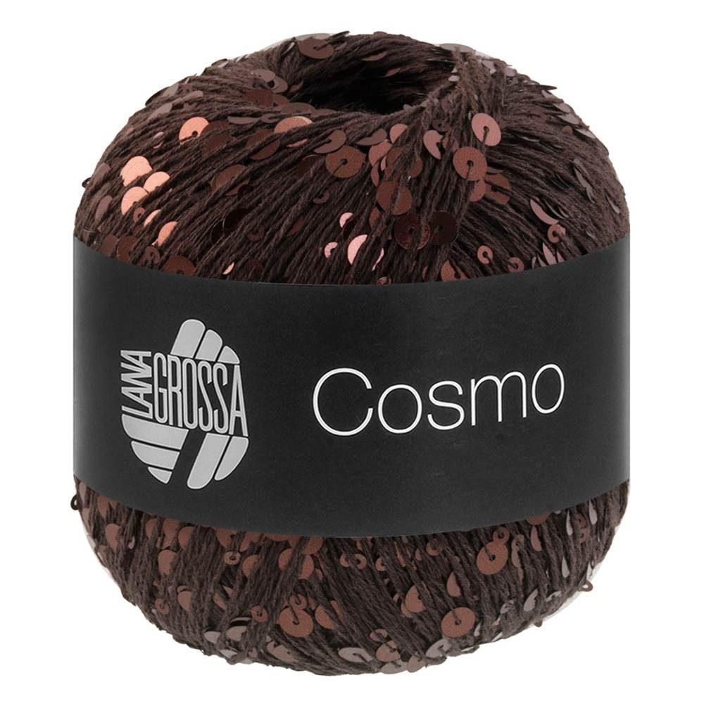 LANA GROSSA COSMO Häkelwolle, 260 m (100 Gramm), Beilaufgarn mit Pailletten von Lana Grossa