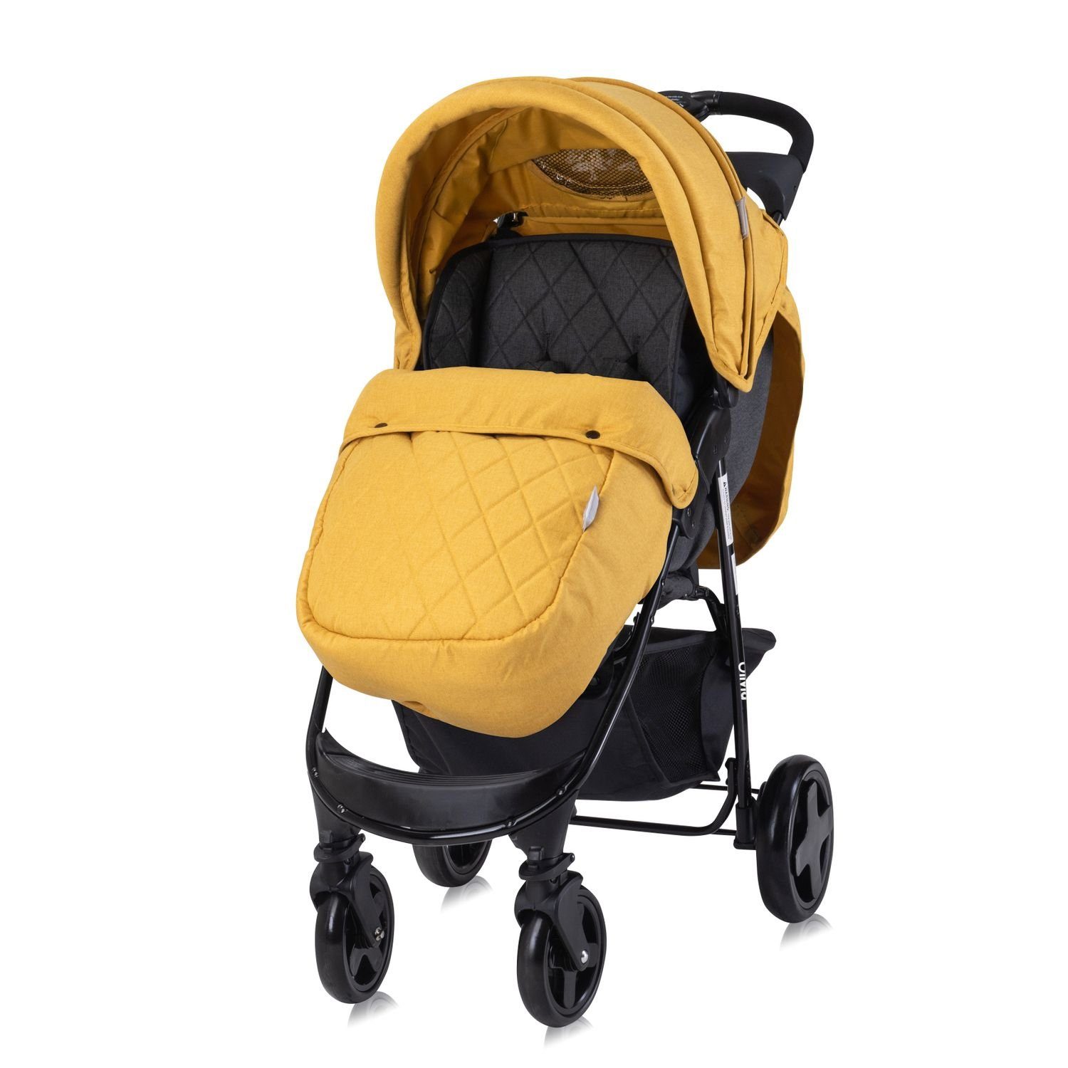 Lorelli Kinder-Buggy Kinderwagen Buggy Olivia, Zubehörbox, Fußabdeckung, verstellbar, Korb