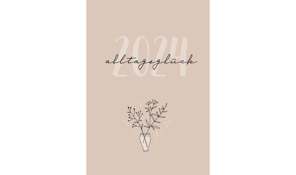 Gerth Medien Terminkalender Alltagsglück 2024 - Taschenkalender