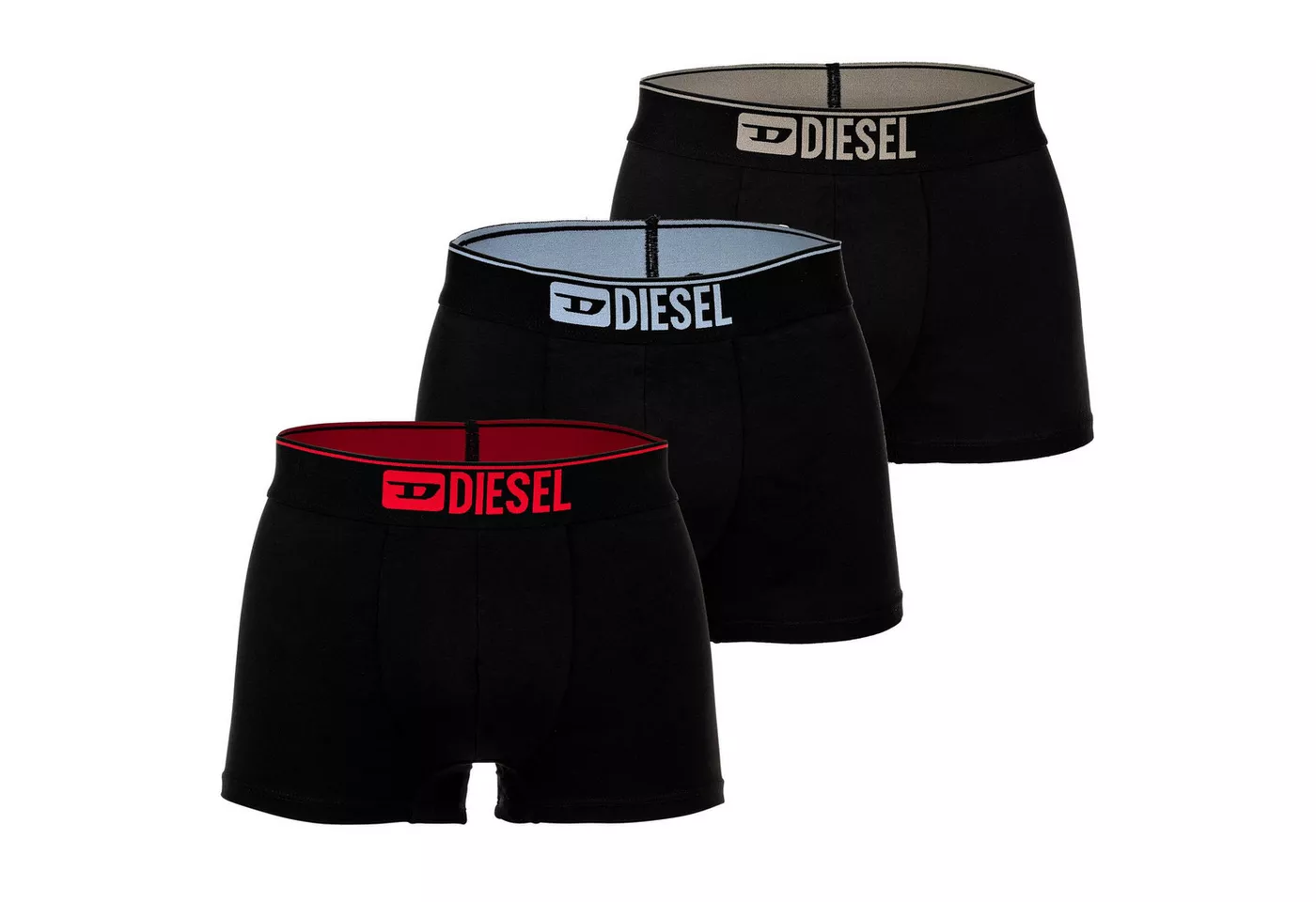 Diesel Boxer Herren Boxershort 3er Pack Baumwolle (Packung, 3er Pack)