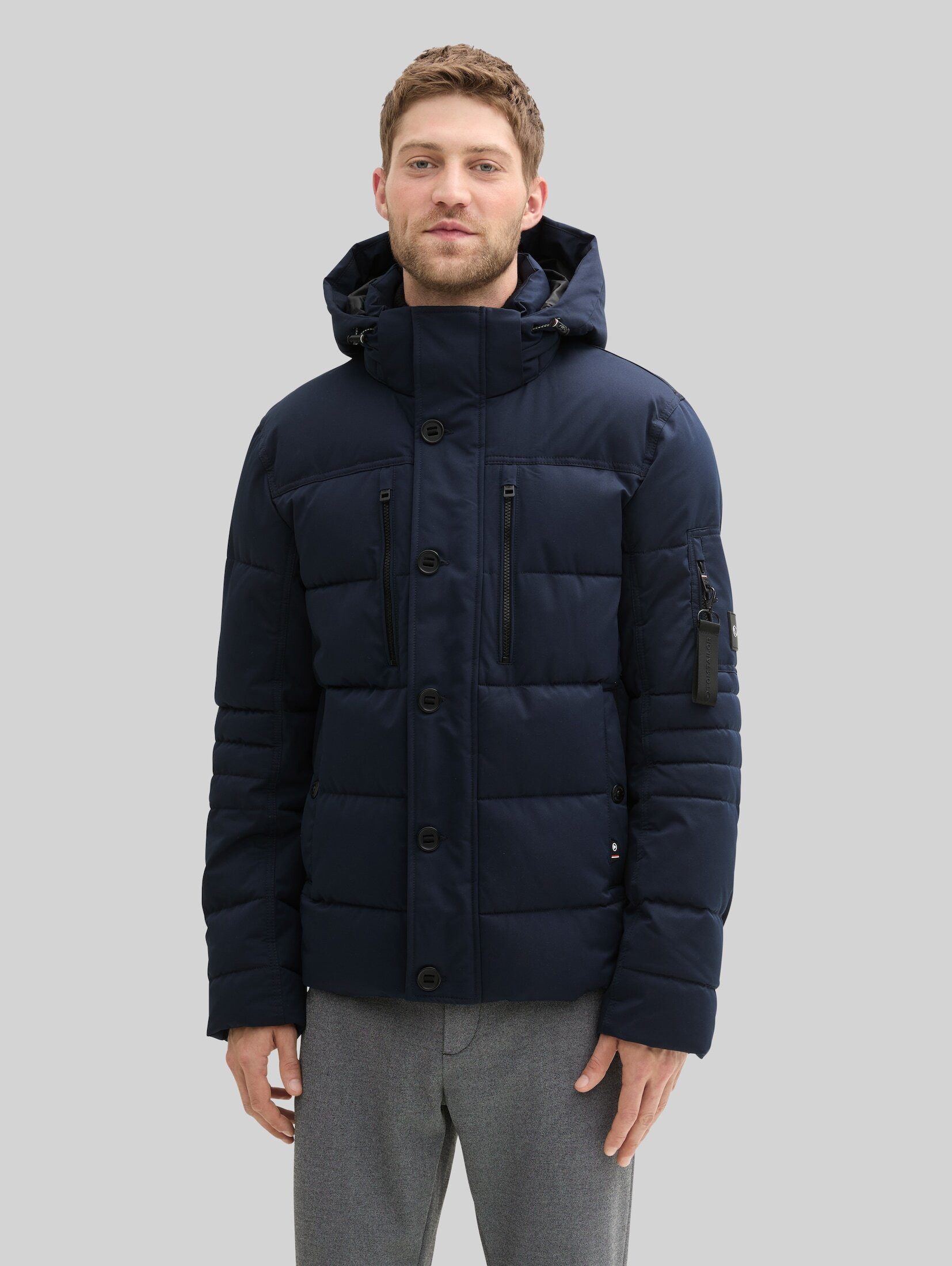 TOM TAILOR Winterjacke Jacken Pufferjacke mit abnehmbarer Kapuze