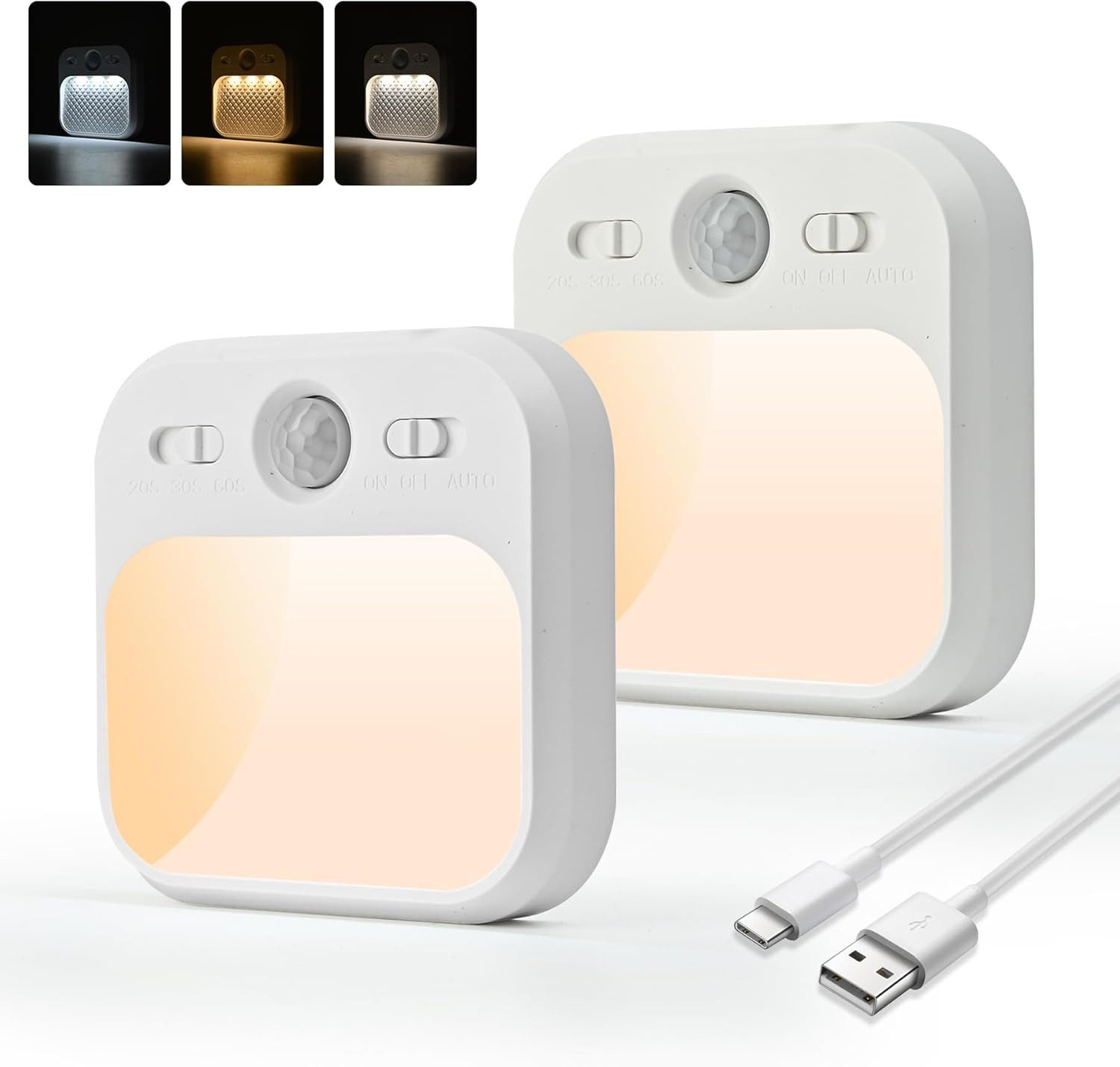 FELIXLEO LED Nachttischlampe 3 Farbmodi und stufenloses Dimmen von 15 bis 100 Prozent Helligkeit
