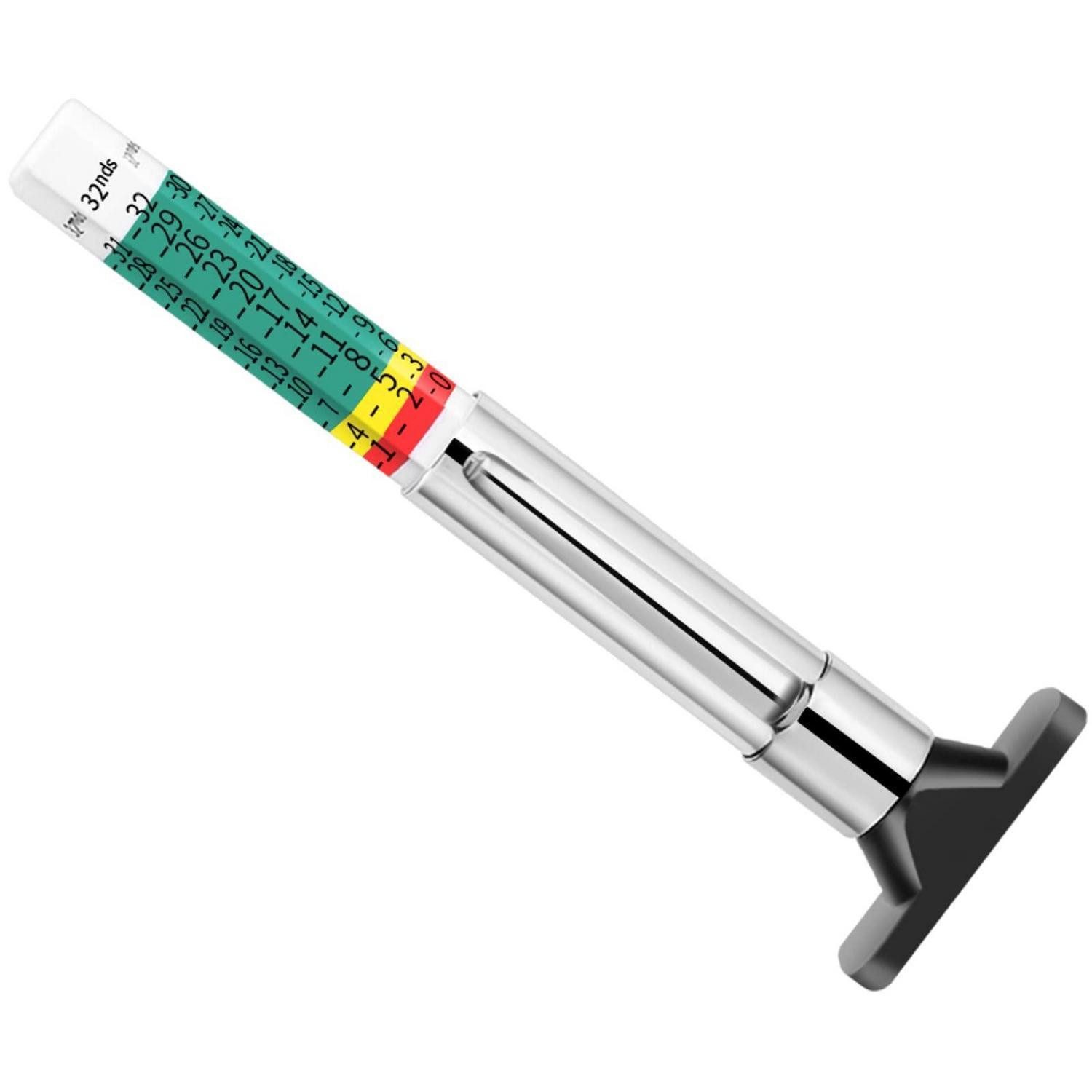 LuxusKollektion Messschieber Reifenprofiltiefenmesser 6 Seiten Farbcodierung 32 Inch 25MM