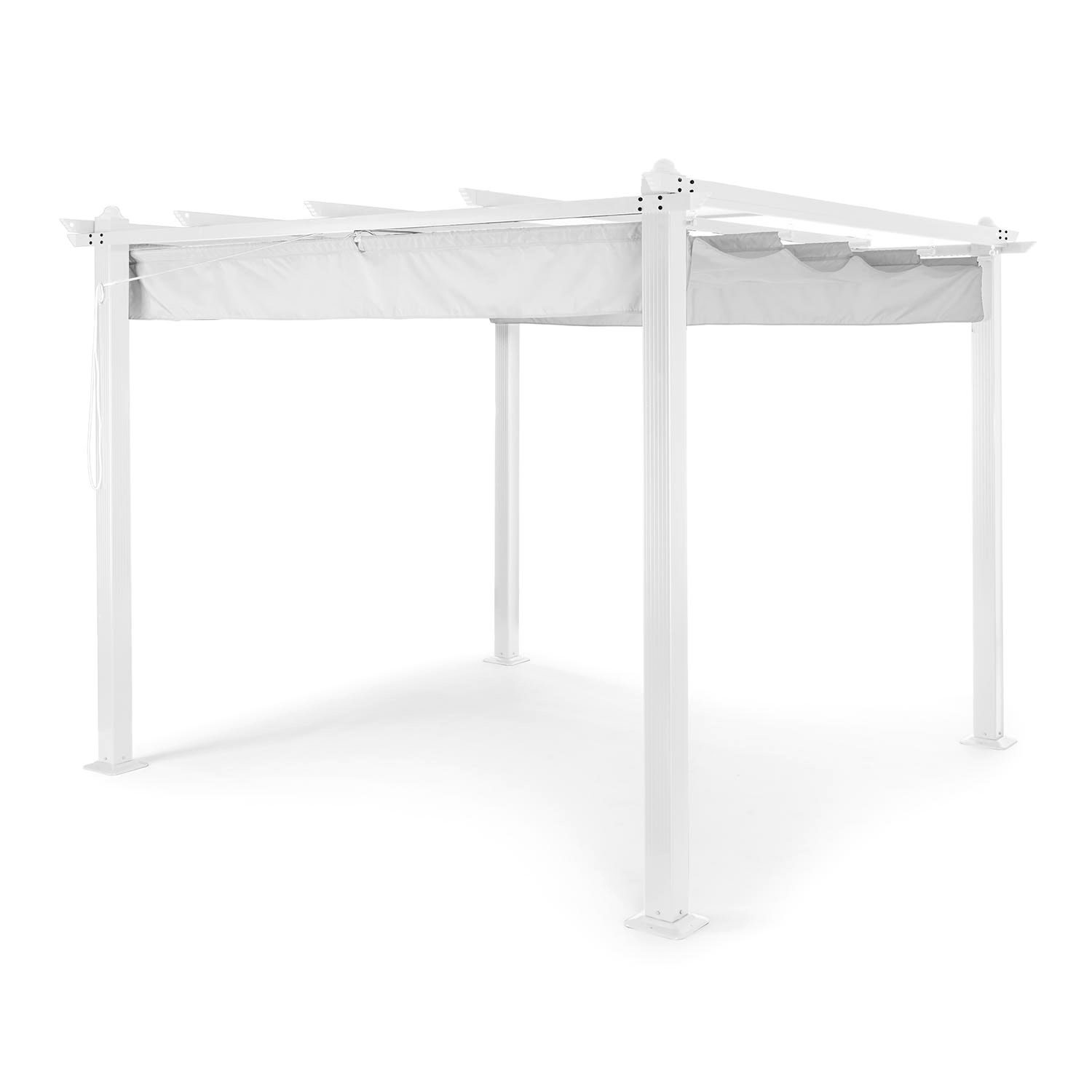 blumfeldt Pavillon »Pantheon Pergola Aluminiumkantrohr 3x3m 4