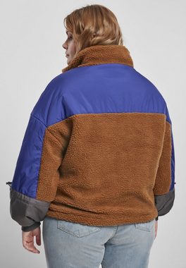 URBAN CLASSICS Outdoorjacke Frauen Ladies Sherpa 3-Tone Pull Over Jacket (1-St)