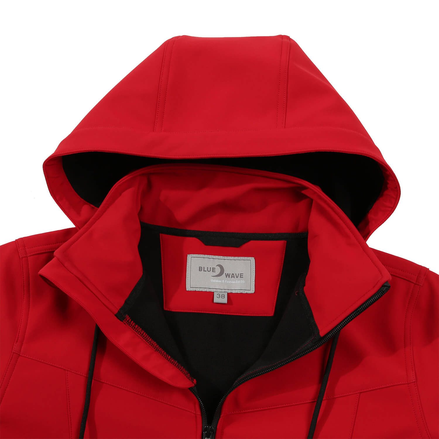 Blue Wave Softshellmantel Martje Damen Softshelljacke Martje mit Fleecefutter und abnehmbarer Kapuze