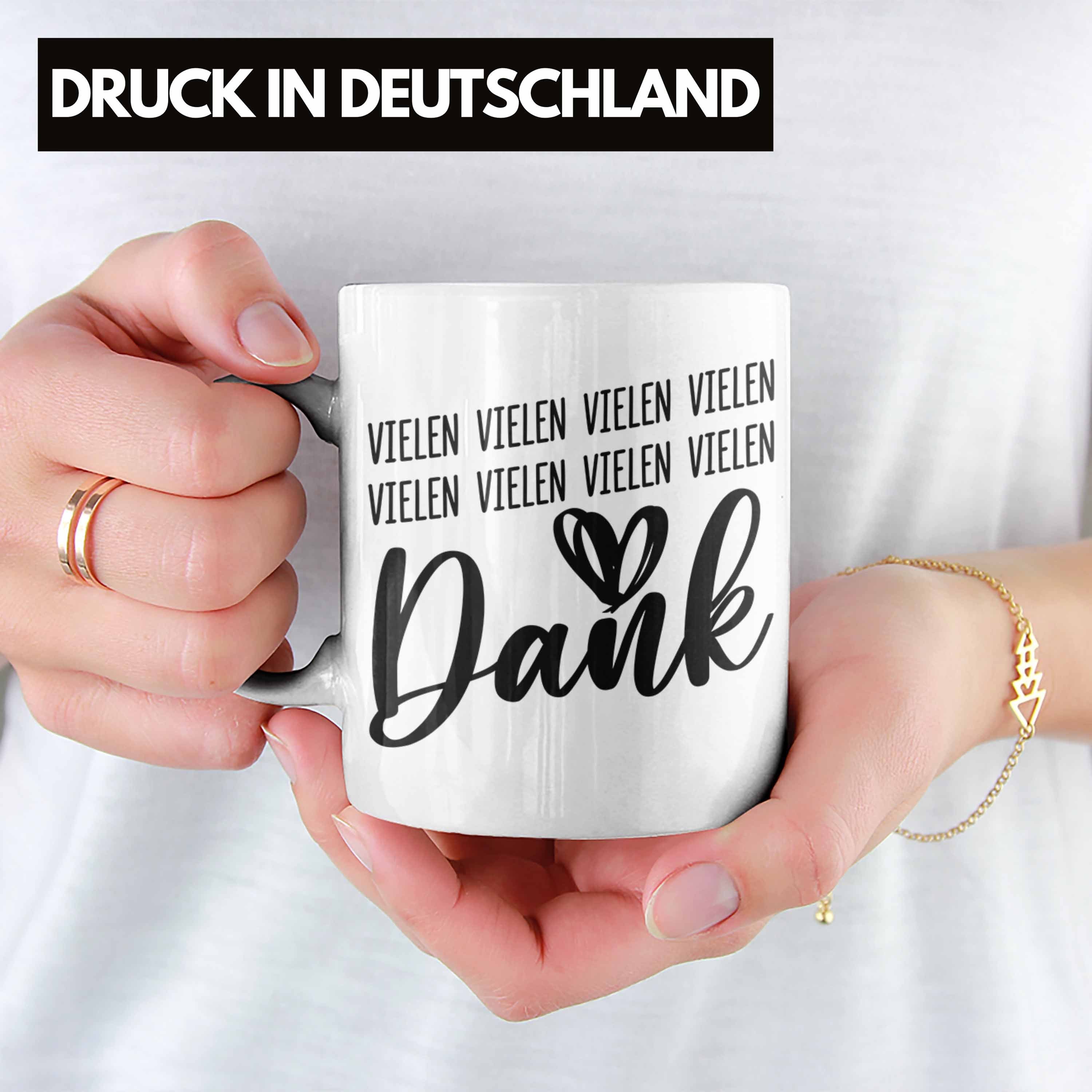 Trendation Tasse Trendation - Dankeschön Geschenke Danke Tasse Kaffeetasse Danke Sagen