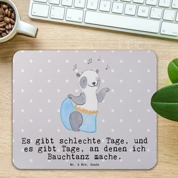 Mr. & Mrs. Panda Mauspad Panda Bauchtanz - Grau Pastell - Geschenk, Mousepad, Tanzen, oriental (1-St), Made in Germany