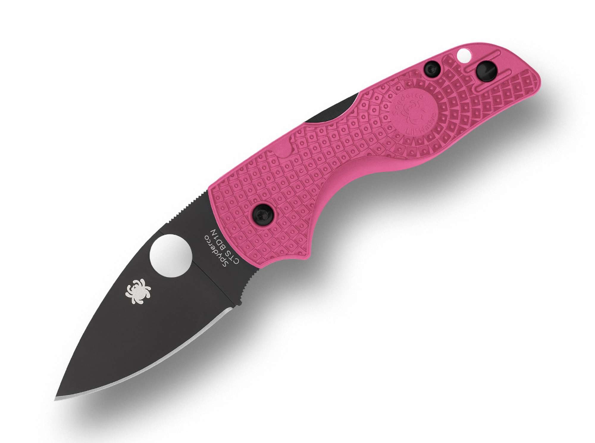 Spyderco Taschenmesser Spyderco Lil' Native Lightweight CTS BD1N Pink FRN DLC USA