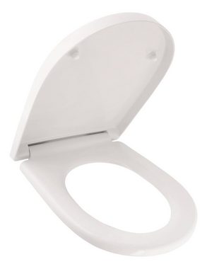 Villeroy & Boch WC-Sitz O.NOVO, O.NOVO, 9M38S101, D-Form, Absenkautomatik, abnehmbar, 039857