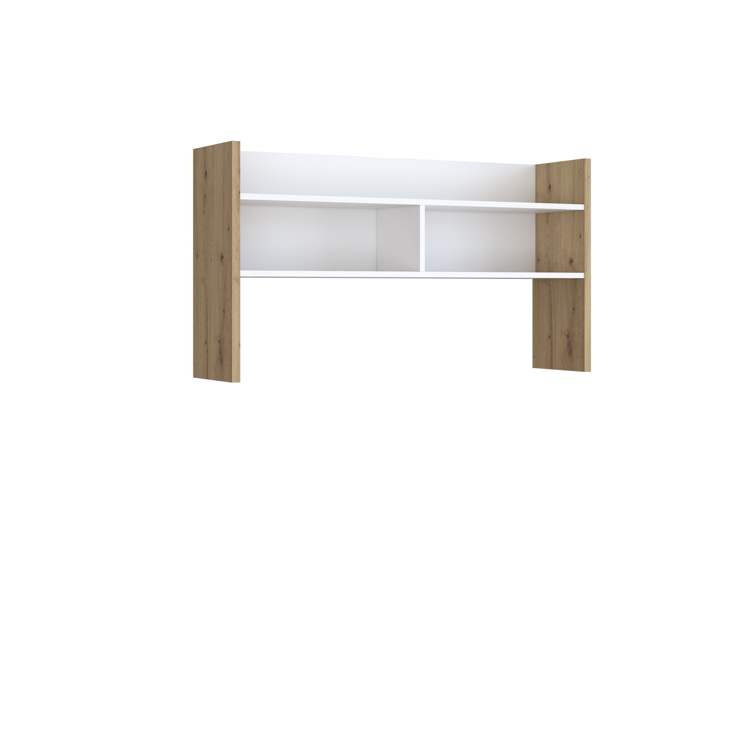 freiraum Schreibtischaufsatz Modultrick, in Artisan Eiche/ Weiß - 109,6x60x günstig online kaufen