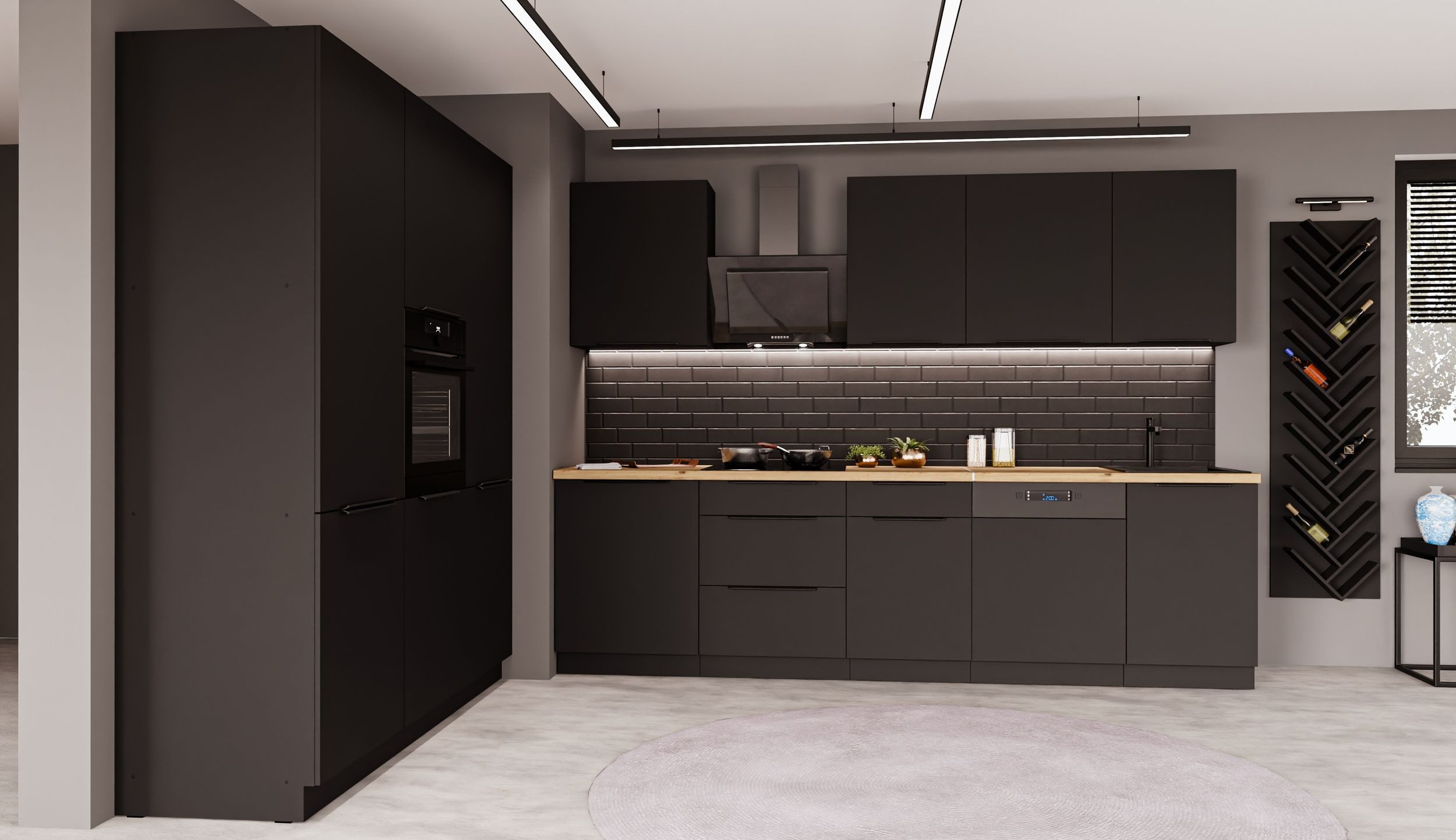 Küchen-Preisbombe Küchenzeile SIENA 280 + 180 cm Küchenblock Küche Einbaukü günstig online kaufen