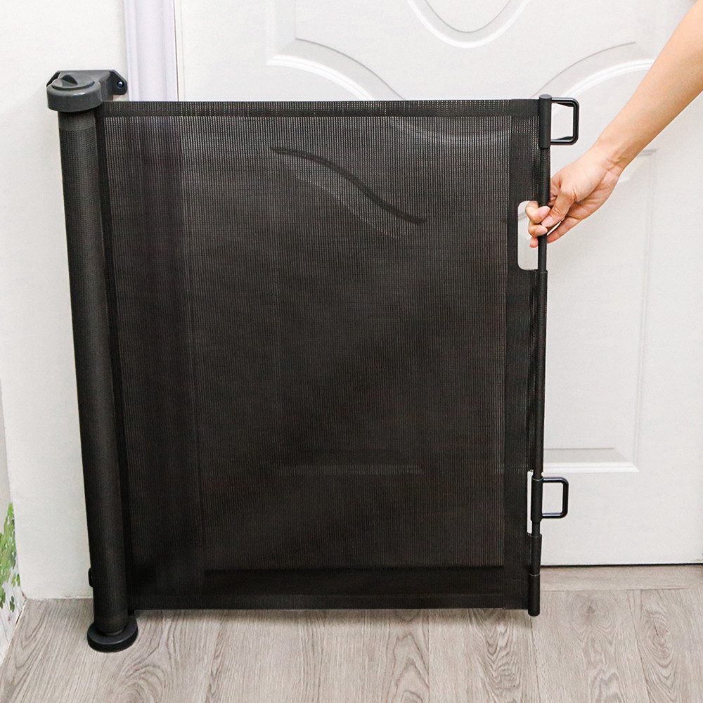 JEOBEST Treppenschutzgitter Türschutzgitter Ausziehbar 0-150CM Treppenschut günstig online kaufen