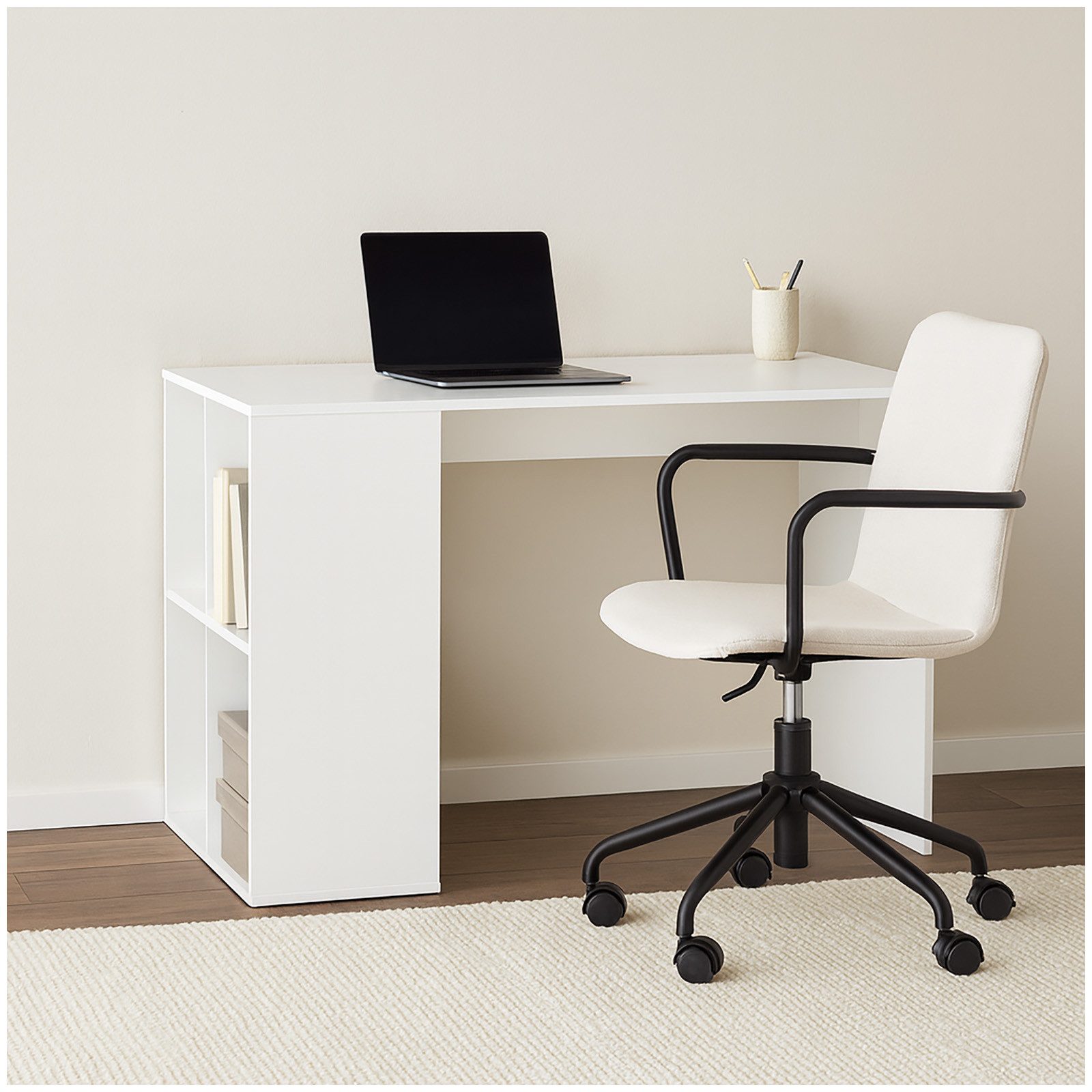 HTI-Line Schreibtisch Schreibtisch Thekla Weiß (Stück, 1 x Schreibtisch The günstig online kaufen