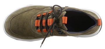 Waldläufer H-Max Sneaker mit Kontrastbesätzen, Freizeitschuh, Halbschuh, Schnürschuh
