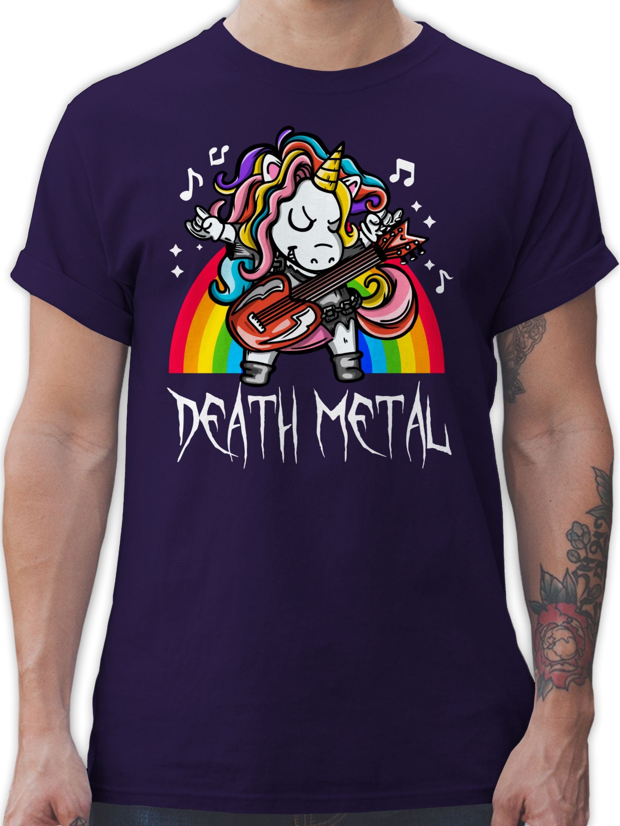 T-Shirt Death Metal Einhorn