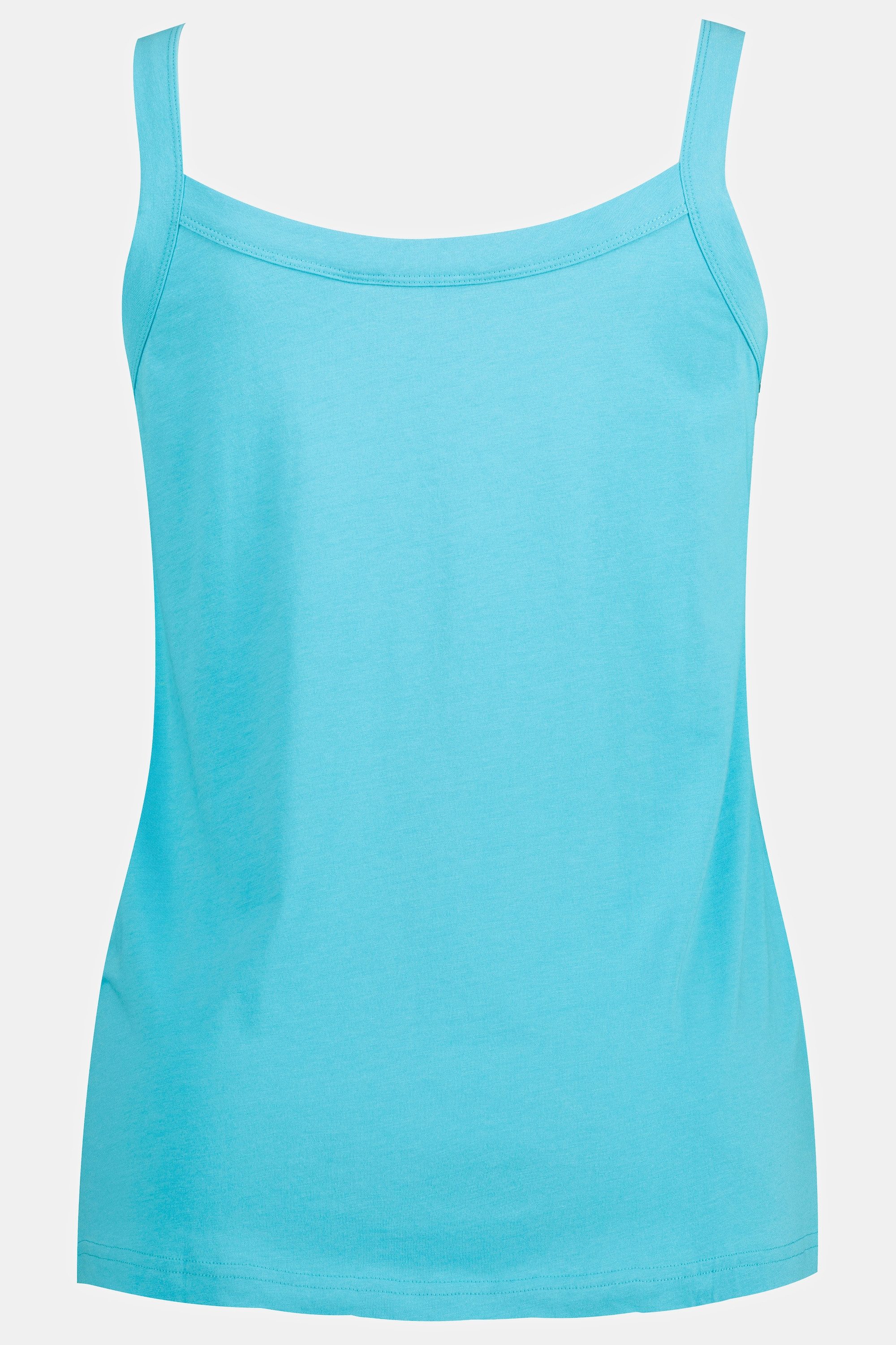 Ulla Popken Longtop Spaghettitop Rundhals Modalmix ärmellos Bestseller – Bild 4 von 5