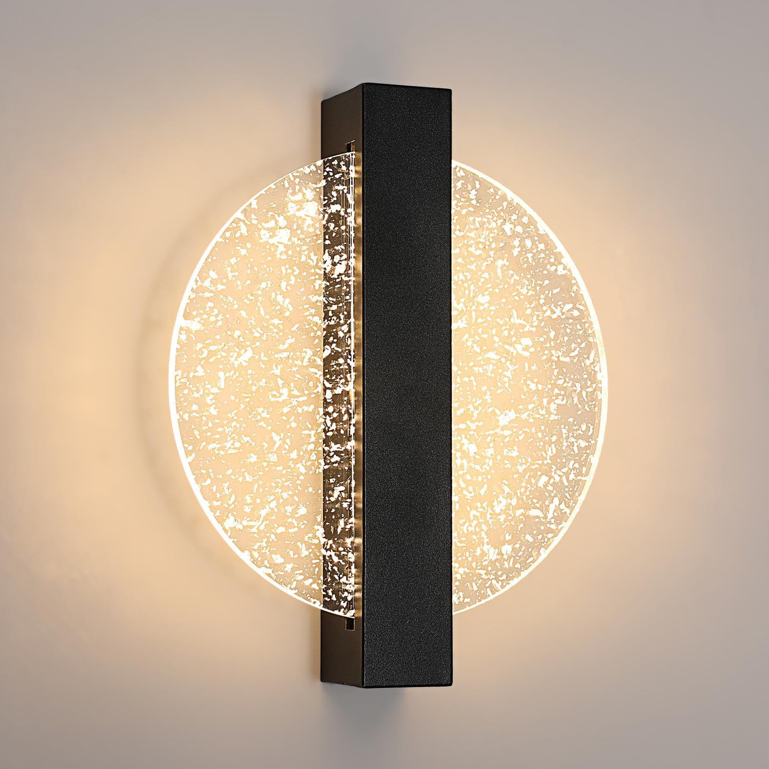 Goeco Wandleuchte Acryl Wandlampe, 12W runde günstig online kaufen