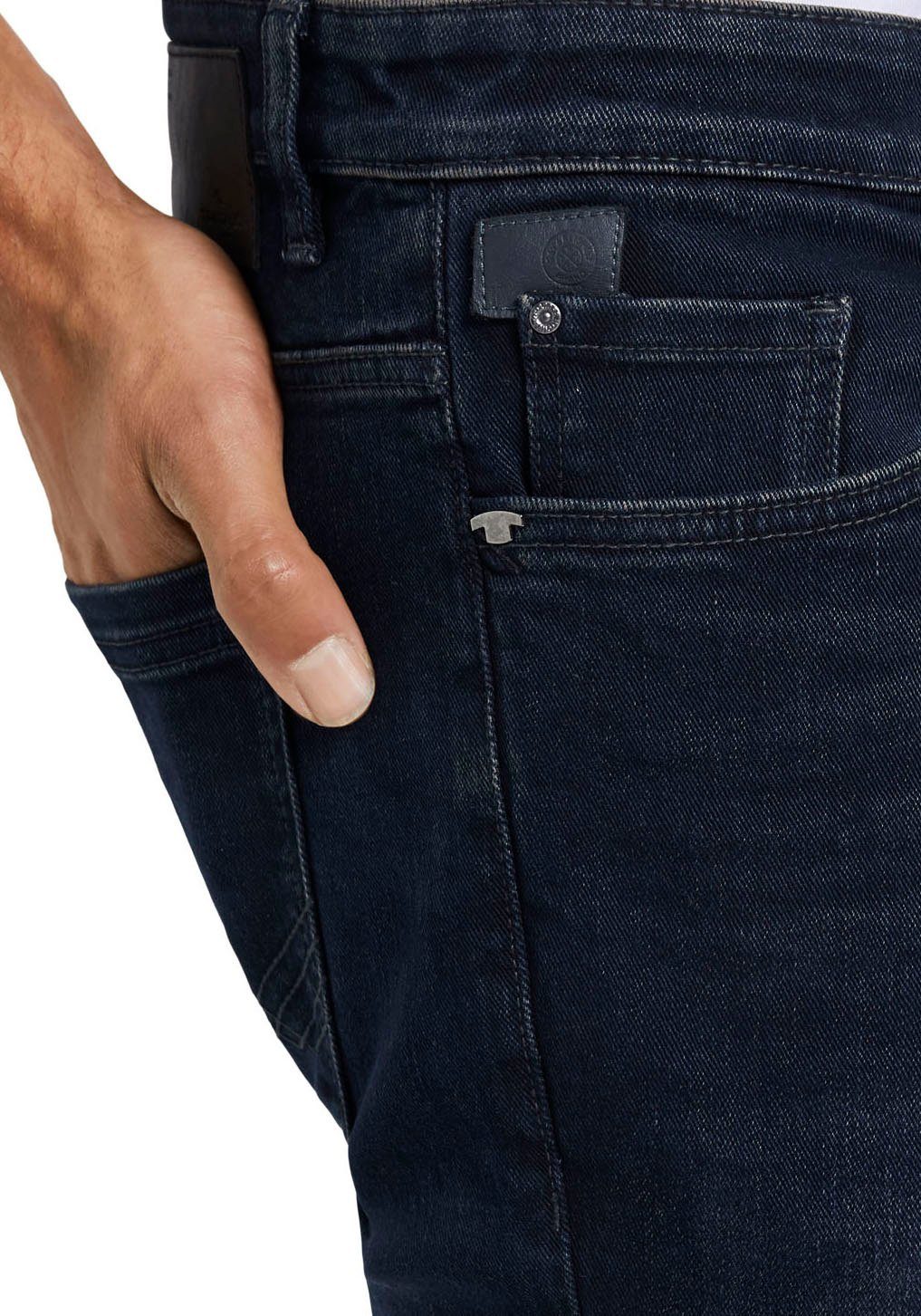Reißverschluss dark black blue Josh mit TAILOR stone 5-Pocket-Jeans TOM