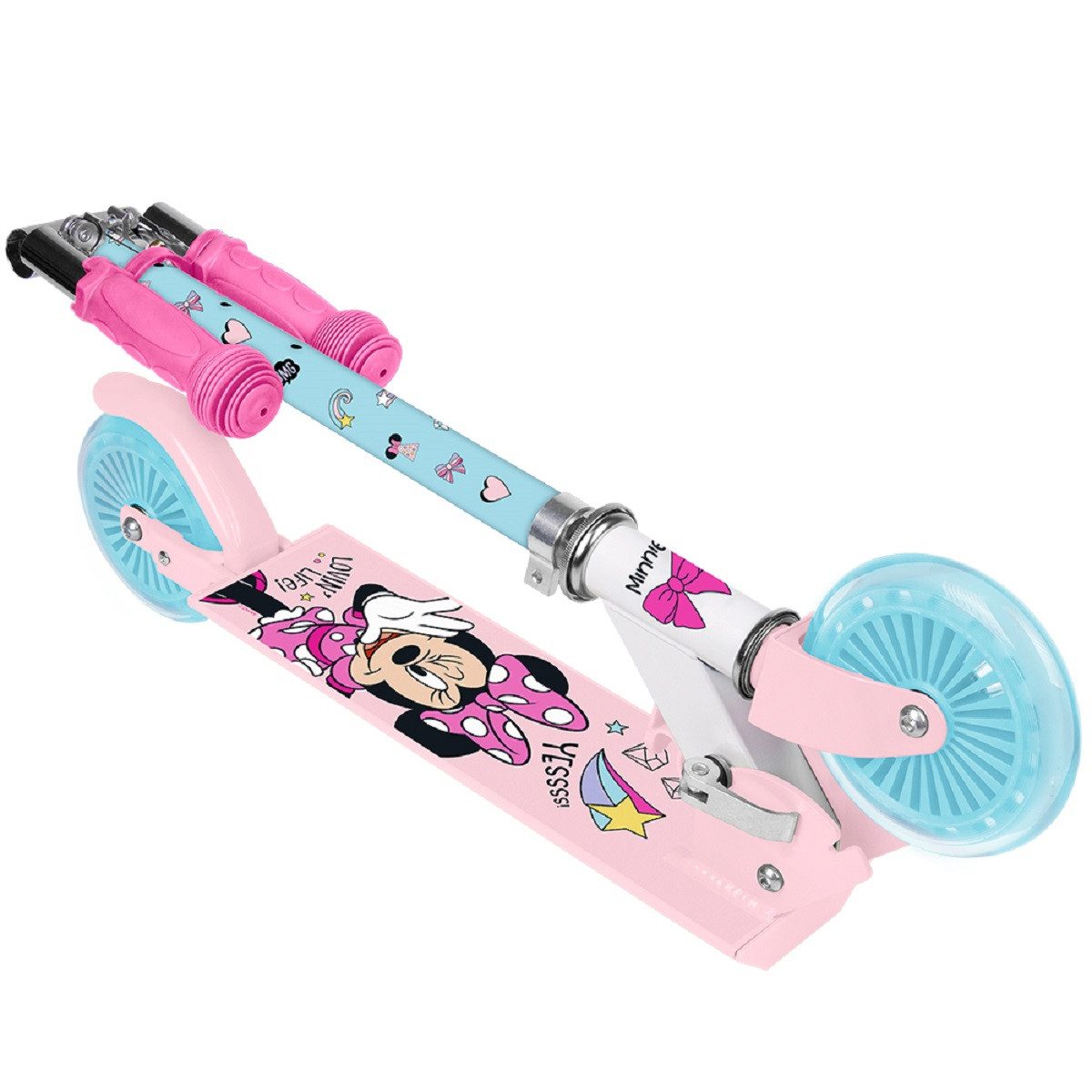 Disney Minnie Mouse Scooter 2-Rad Scooter – Klappbar, rutschfest & sicher für Kinder – Bild 2 von 2