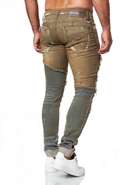 KINGZ Slim-fit-Jeans in lässigem Design
