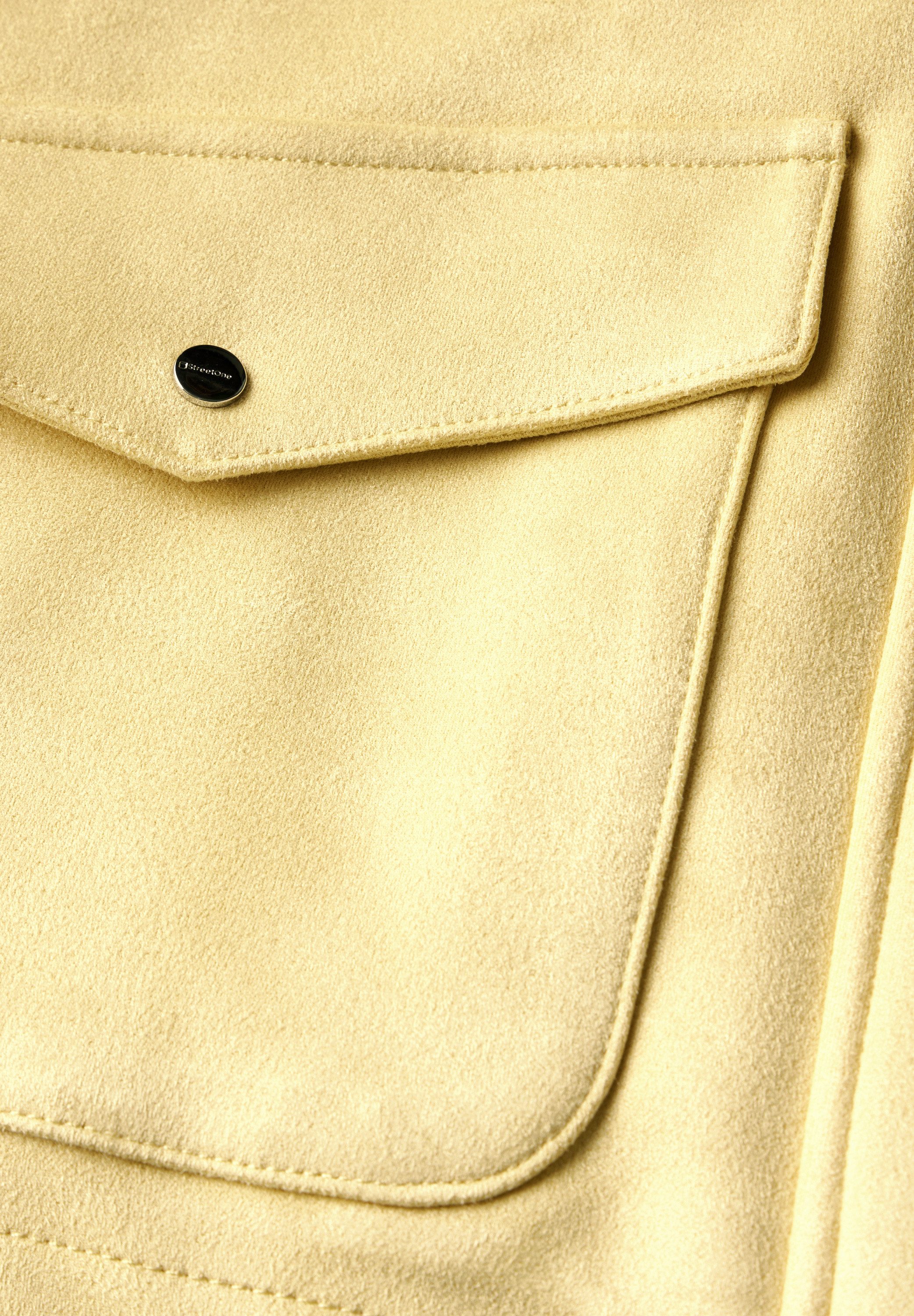 STREET ONE Kurzblazer Kurze Jacke aus Velours