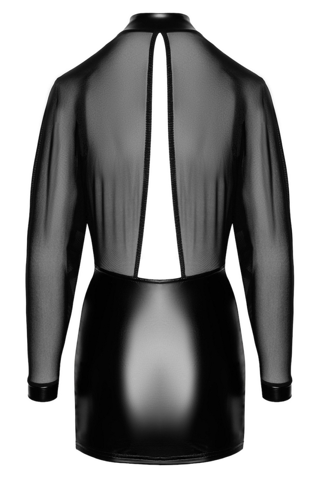 Noir Handmade Minikleid Schwarzes Damen Dessous Tüll-Minikleid Wetlook Rock günstig online kaufen