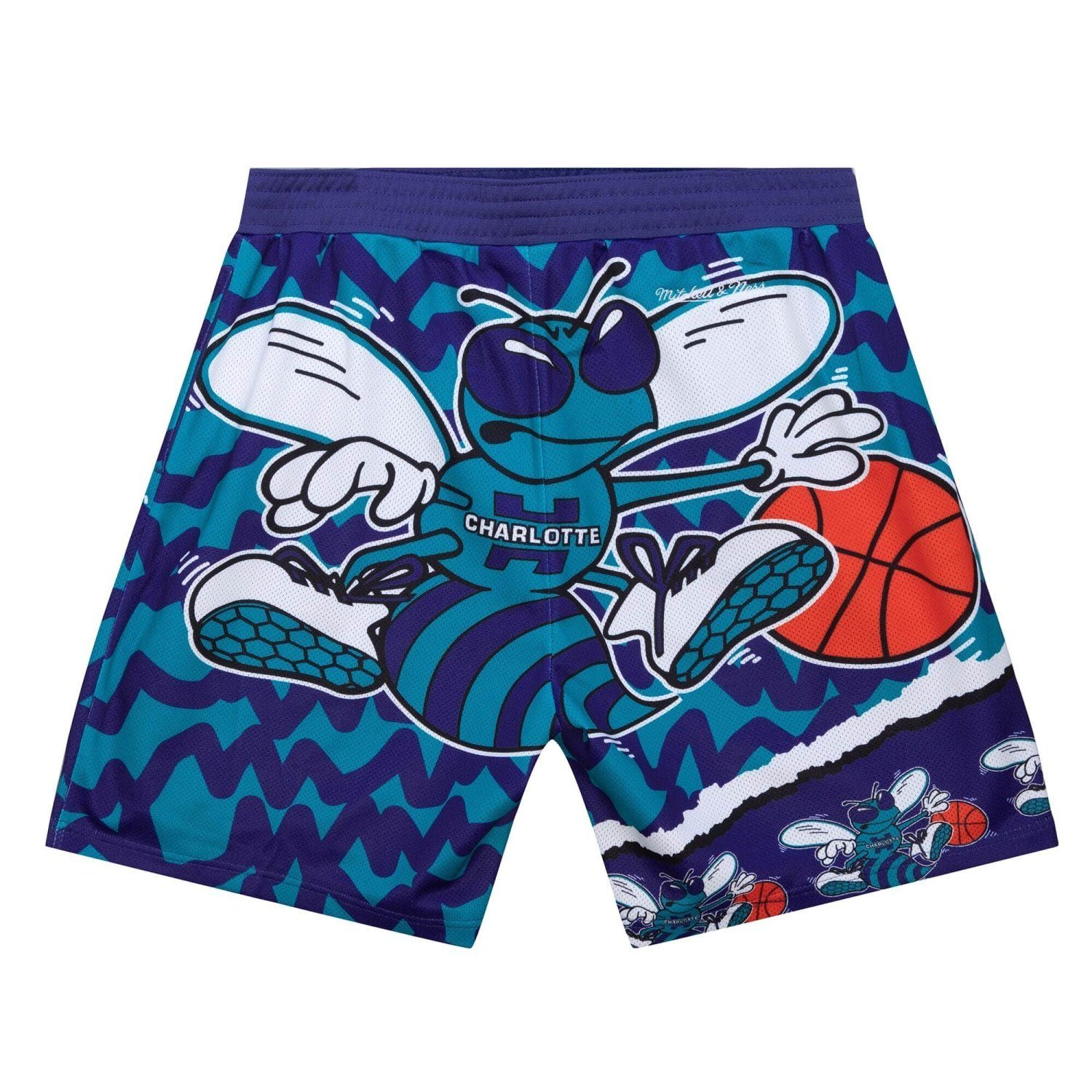 Mitchell & Ness Shorts Charlotte Hornets JUMBOTRON