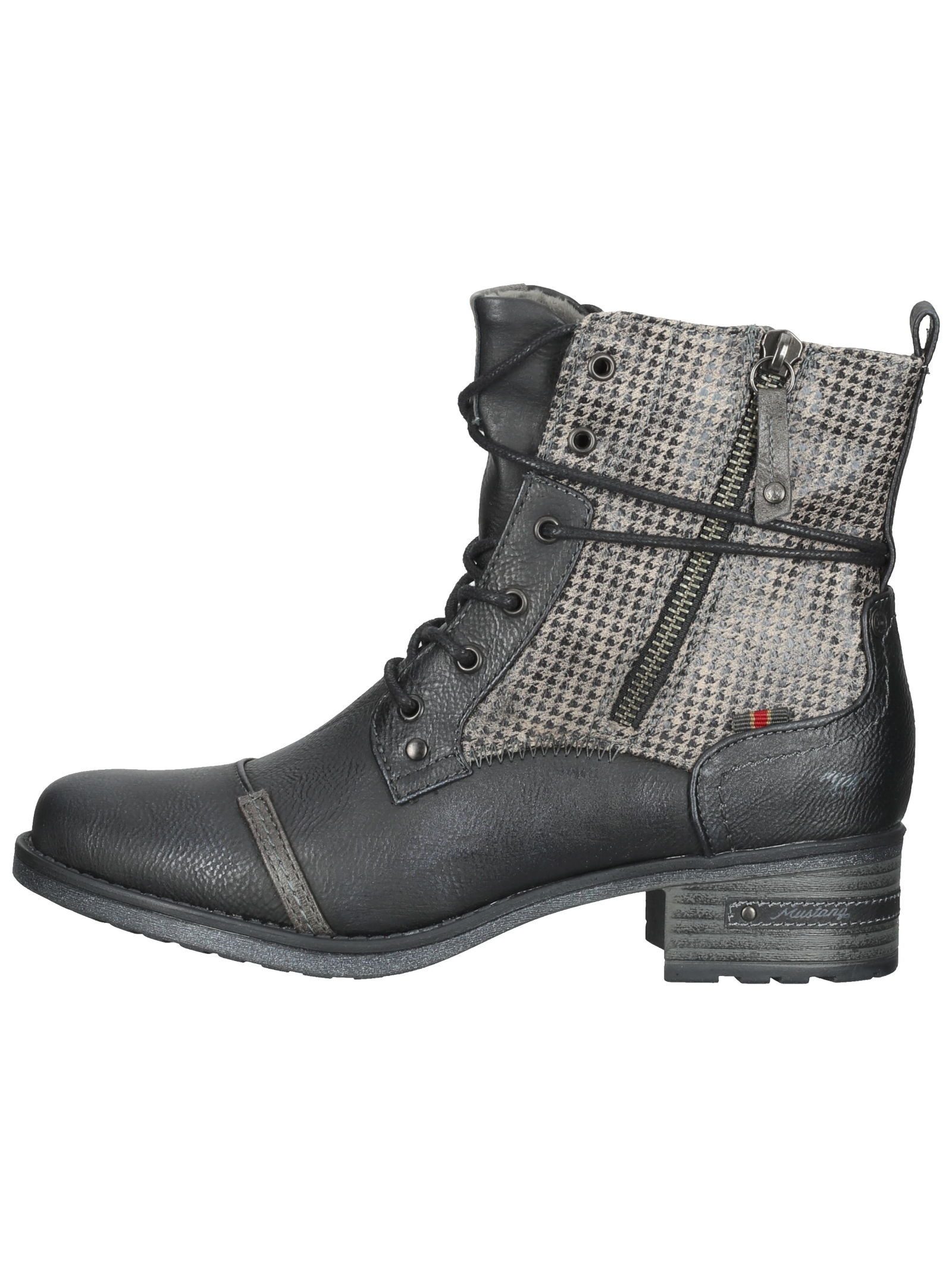Mustang Shoes Mustang Shoes Stiefelette Lederimitat Schnürstiefelette
