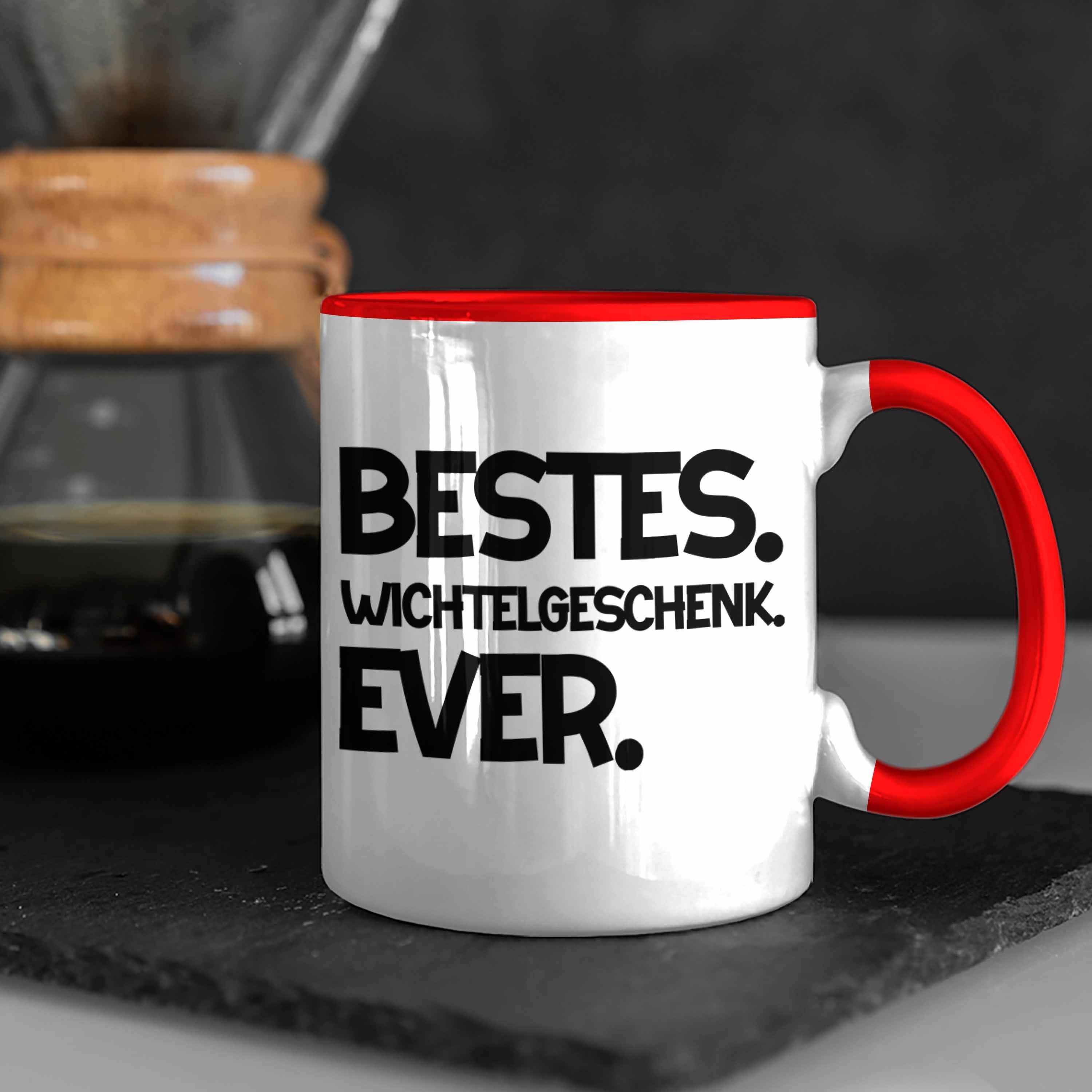 Rot Best Weihnachten Trendation Tasse Kollegen Geschenk Wichteln für Wichtelgeschenk Frauen