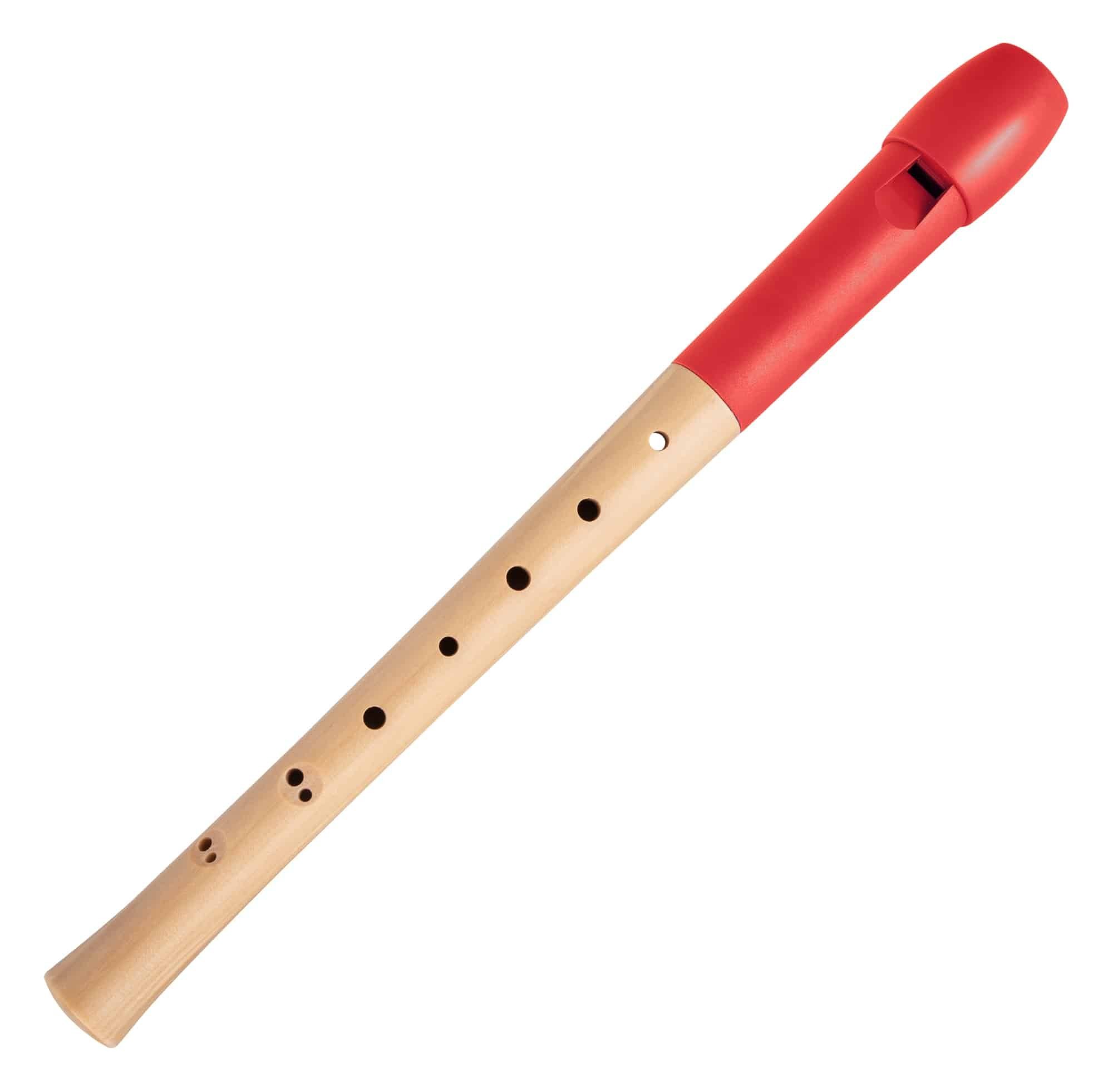 Classic Cantabile Blockflöte Pivella Flöte aus Ahornholz mit Kopf aus Kunststoff C-Sopran barock, Pivella Set, Inklusive Grifftabelle, Etui, Korkfett & Wischerstab, 2-teilige Konstruktion