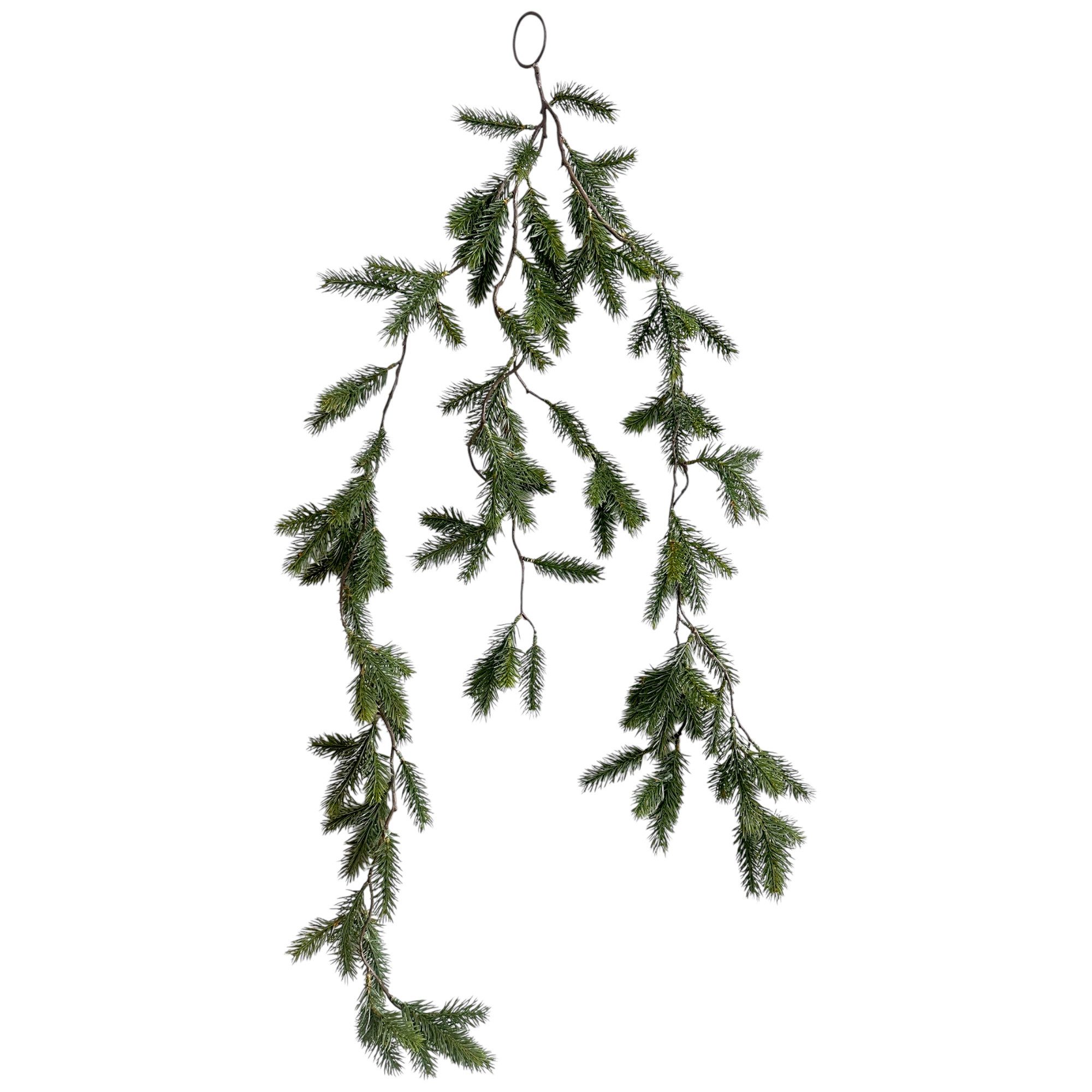 Kunstranke Künstlicher Tannenhänger 125cm. Tannengirlande Tannenzweig günstig online kaufen