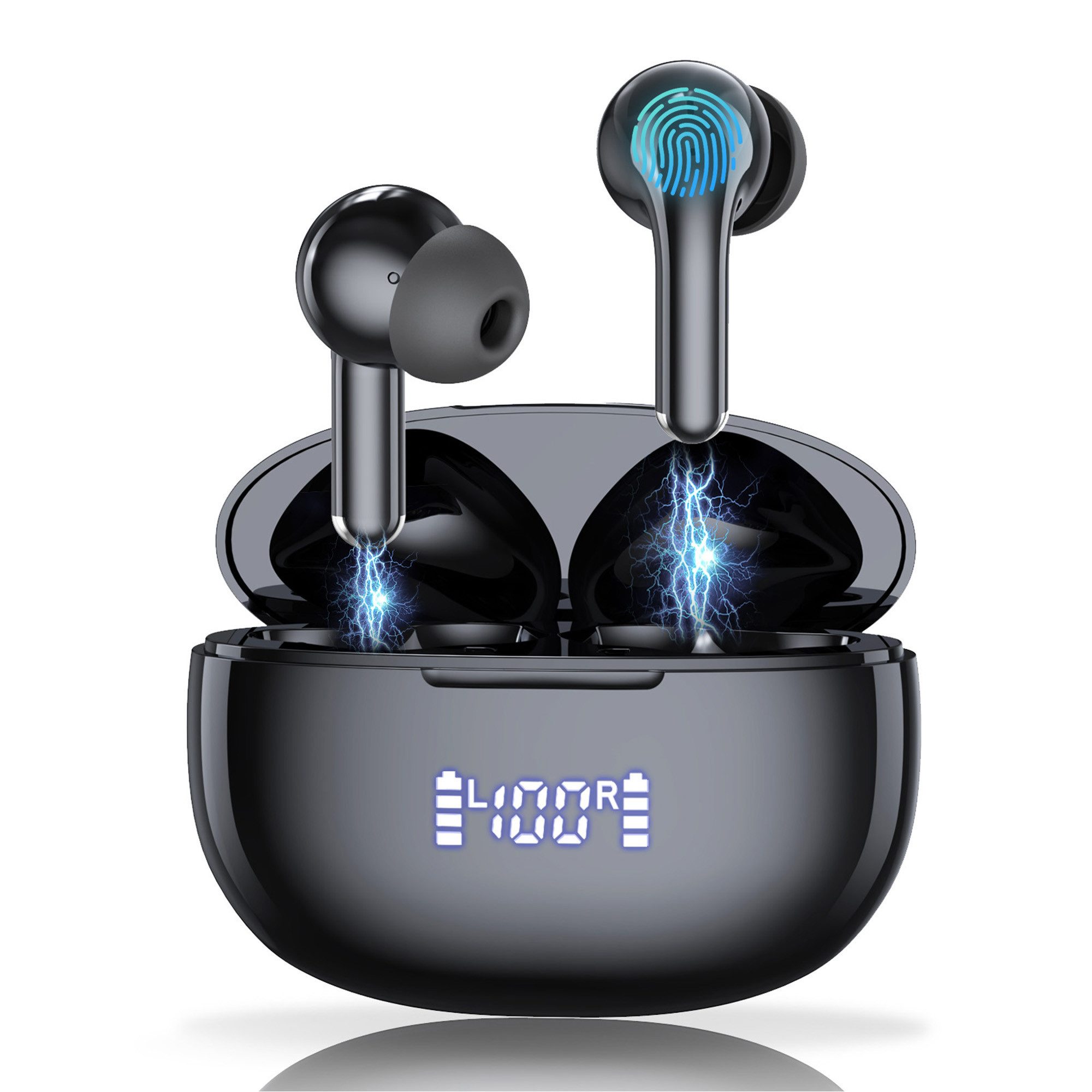Kopfhörer, TWS In-Ear-Kopfhörer,Bluetooth 5.3,HiFi Stereo In-Ear-Kopfhörer