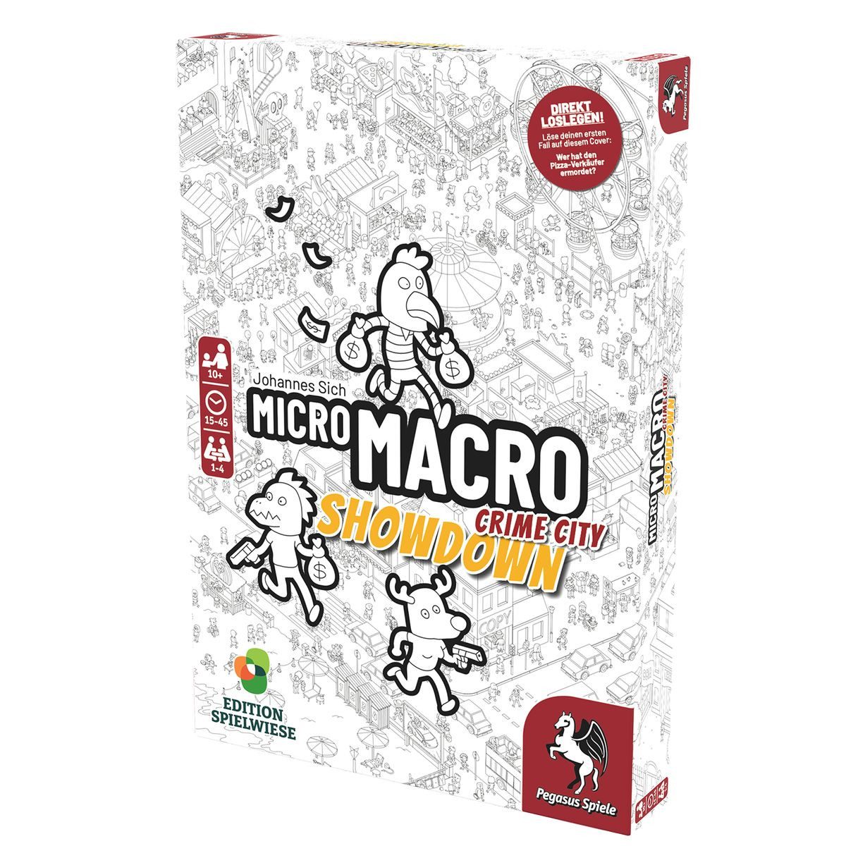 Pegasus Spiele Spiel Brettspiel MicroMacro Crime City 4 Showdown