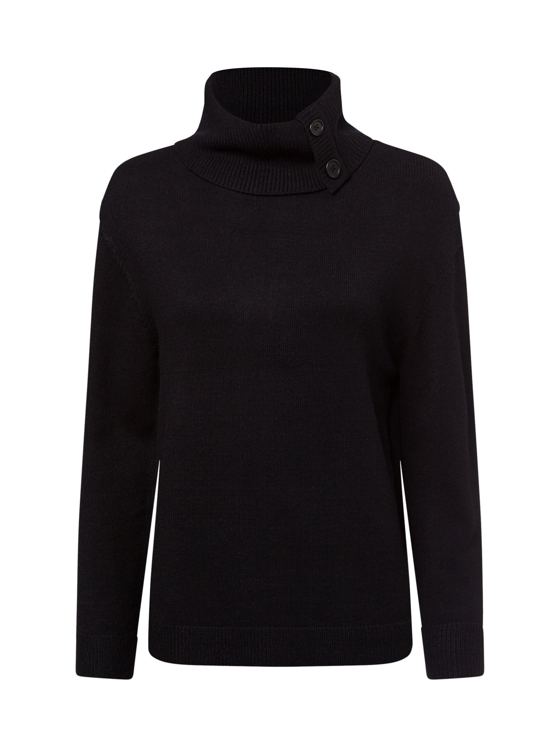 STREET ONE Rollkragenpullover, mit Knopf Details günstig online kaufen