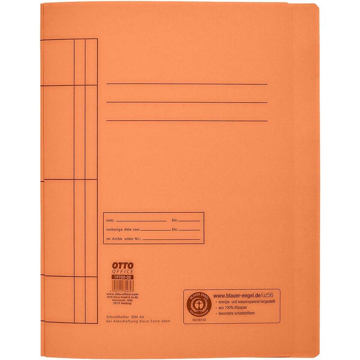 Otto Office Hefter, aus Recyclingkarton, Format DIN A4, bis 250 Blatt