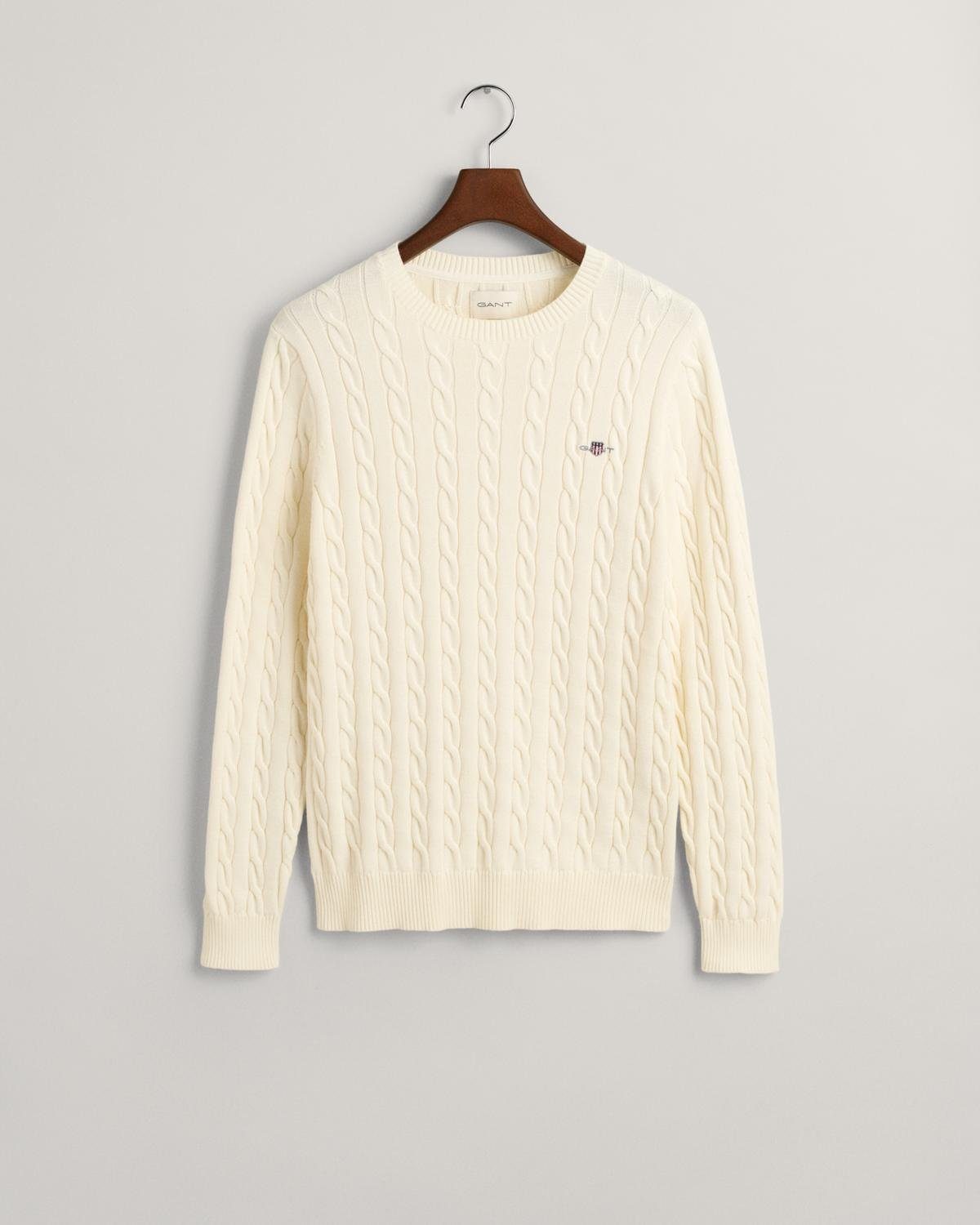 Gant Strickpullover COTTON CABLE C-NECK günstig online kaufen