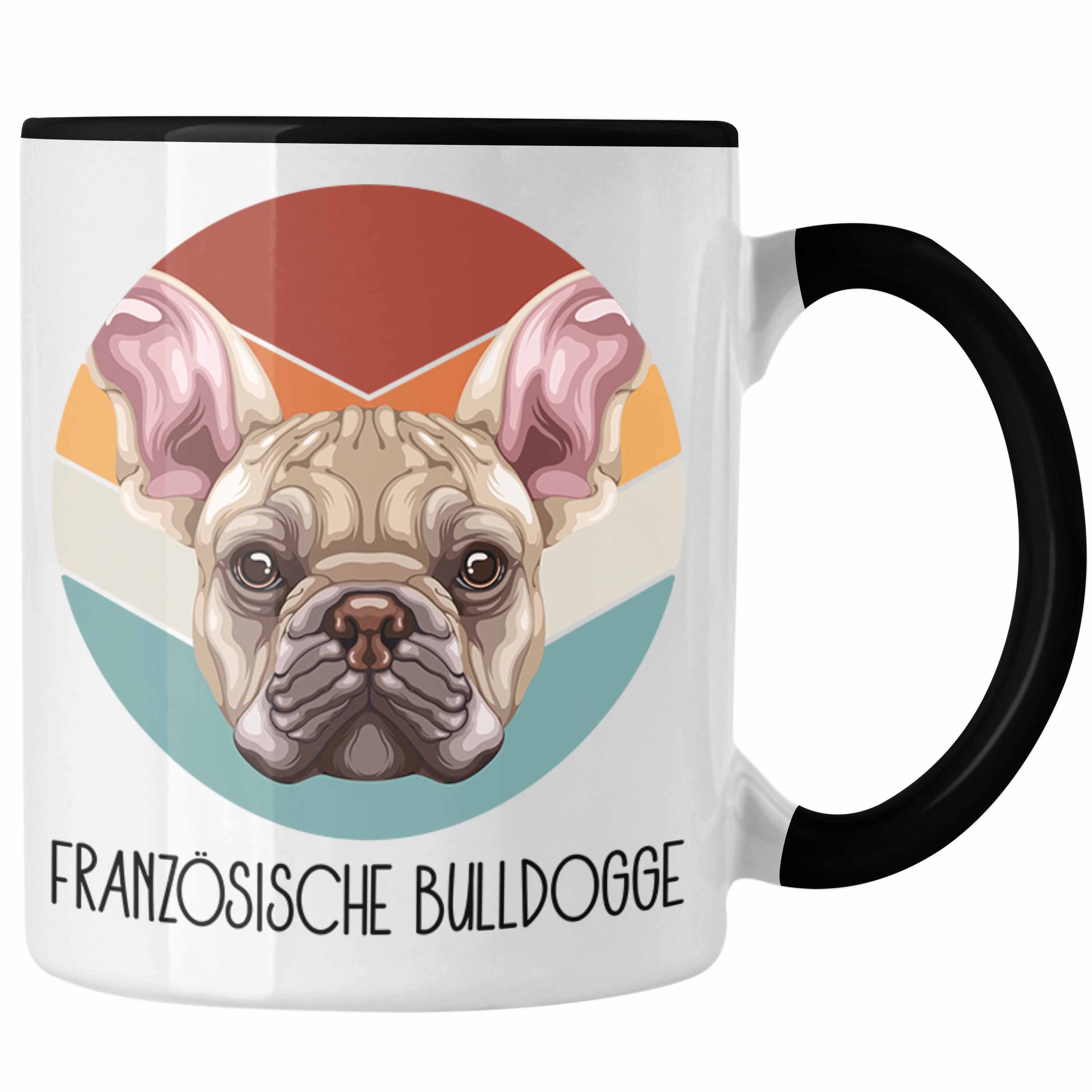 Trendation Besitzer Spruch Geschenk Geschen Schwarz Tasse Bulldogge Tasse Französische Lustiger