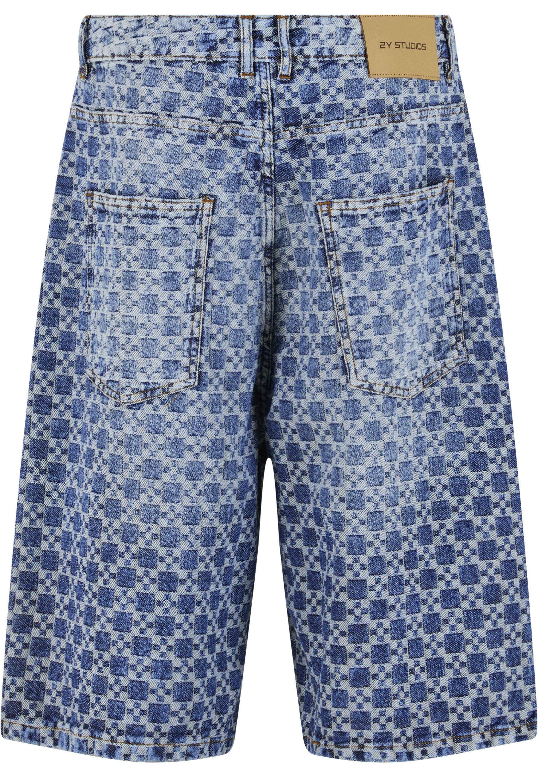 2Y Studios Shorts 2Y Studios Tariq Carre Baggy Shorts (1-tlg)
