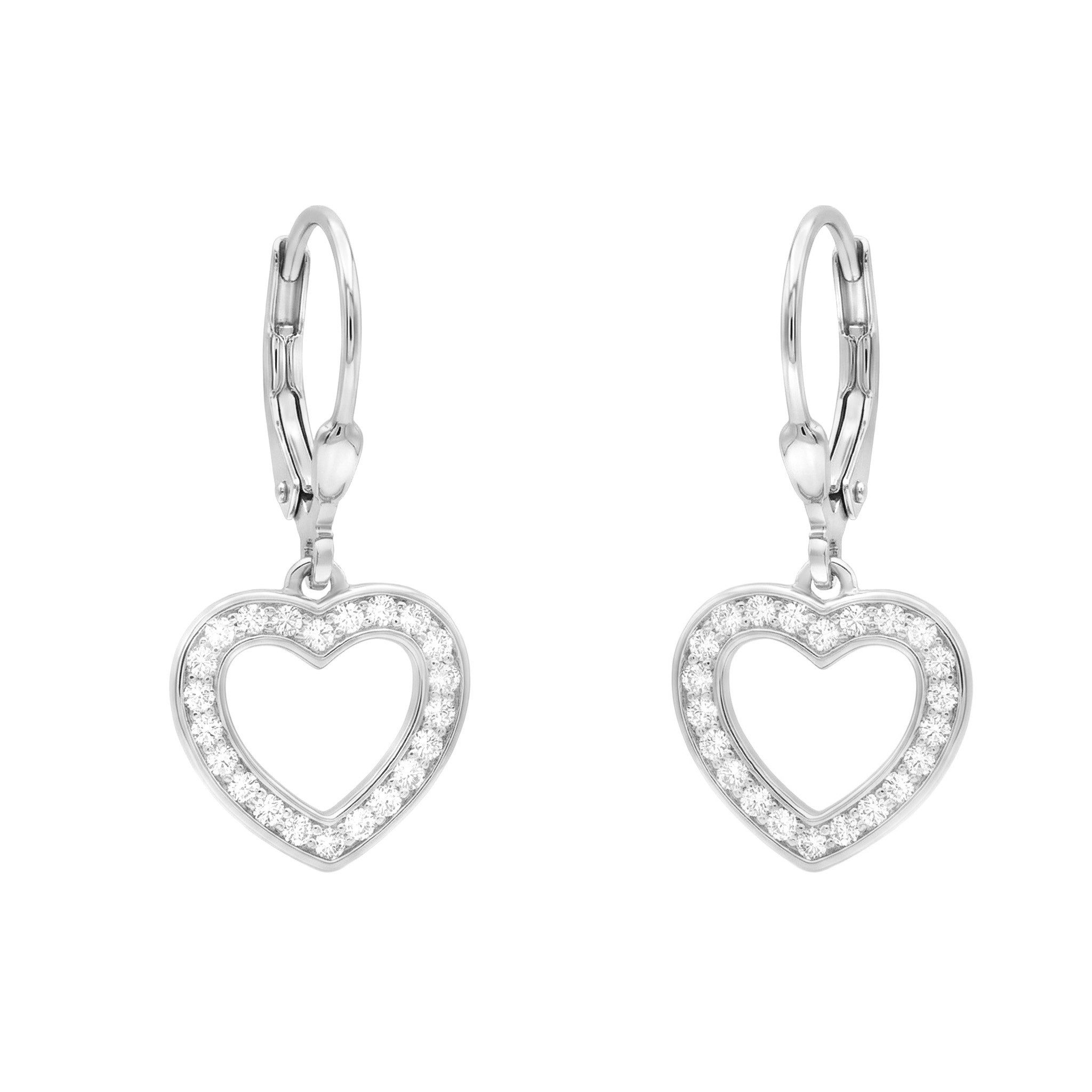 Sofia Milani Paar Ohrhänger Herz, 925 Silber Damen Schmuck - E2246 günstig online kaufen