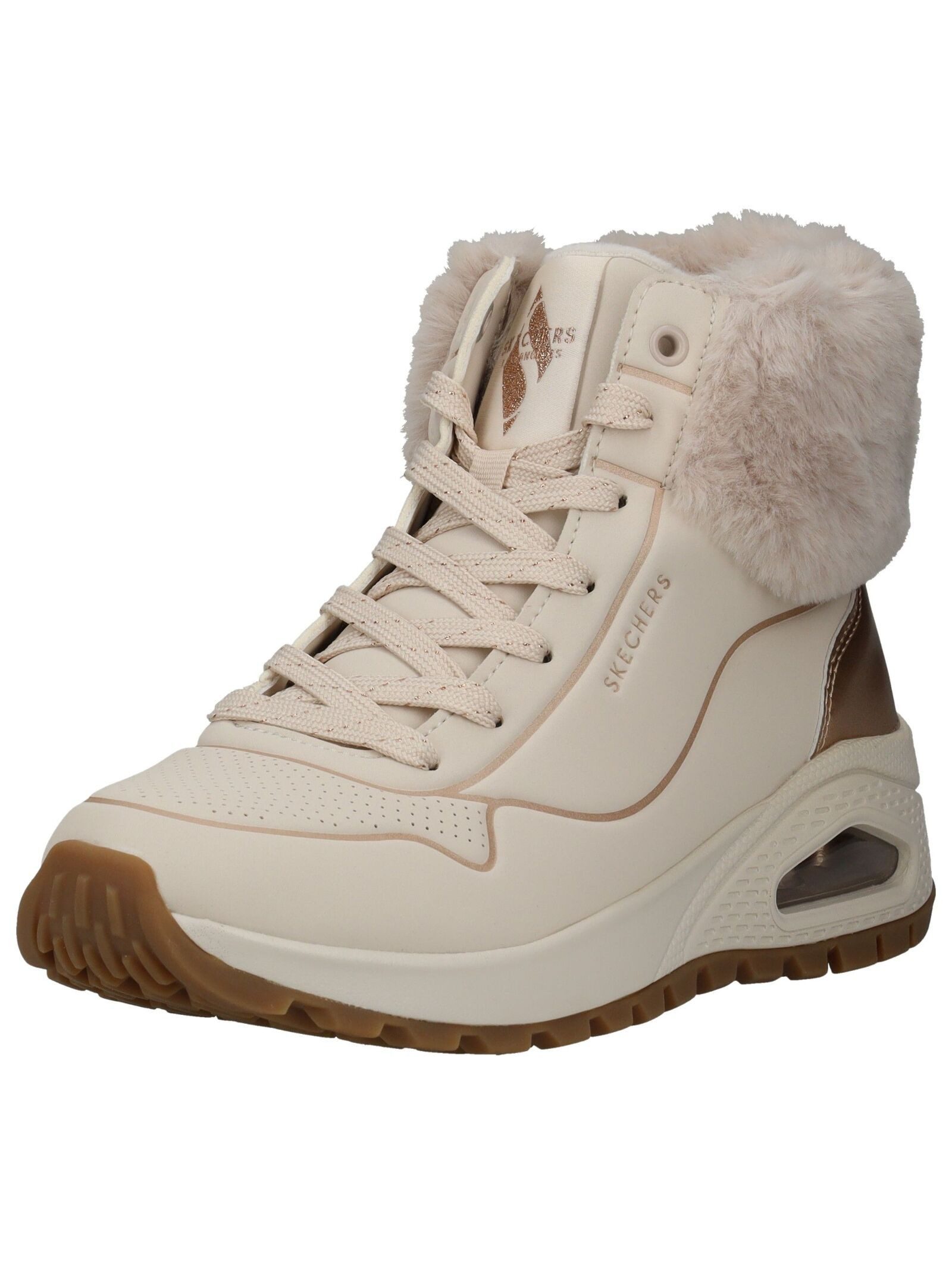 Skechers Stiefelette Lederimitat/Textil Schnürstiefelette