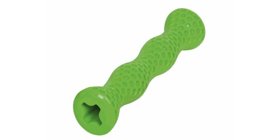 Kauspielzeug Nobby TPR Stick Wave grün 25,5 cm