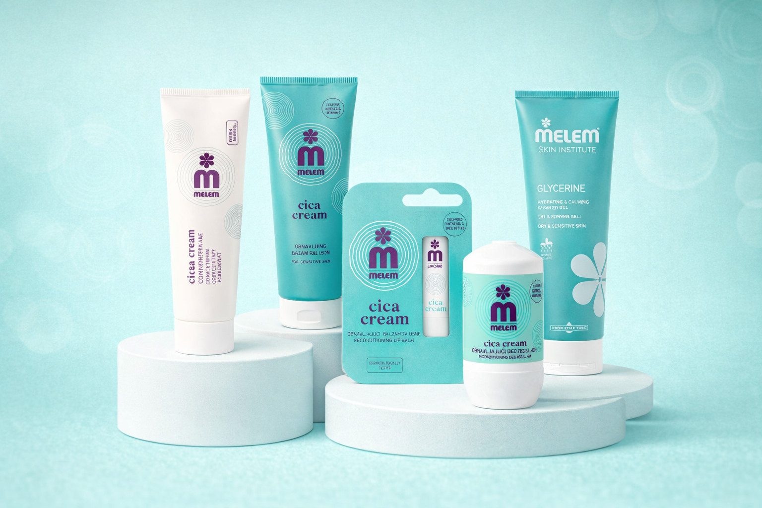 Melem Hautpflege-Set Melem Cica Set, 5-tlg.