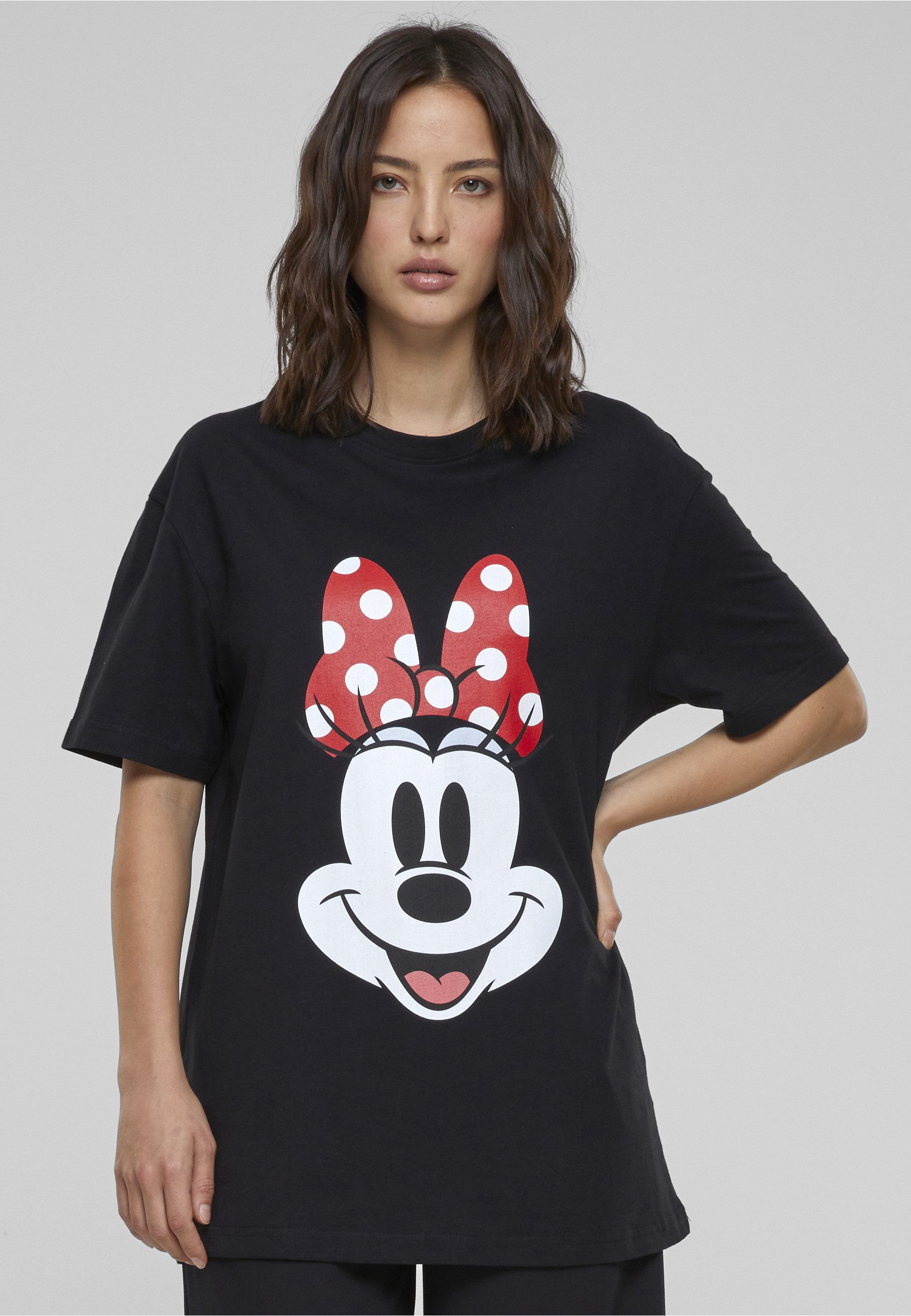 Merchcode T-Shirt Merchcode Damen Ladies Disney 100 Minnie Smiles Tee (1-tlg)