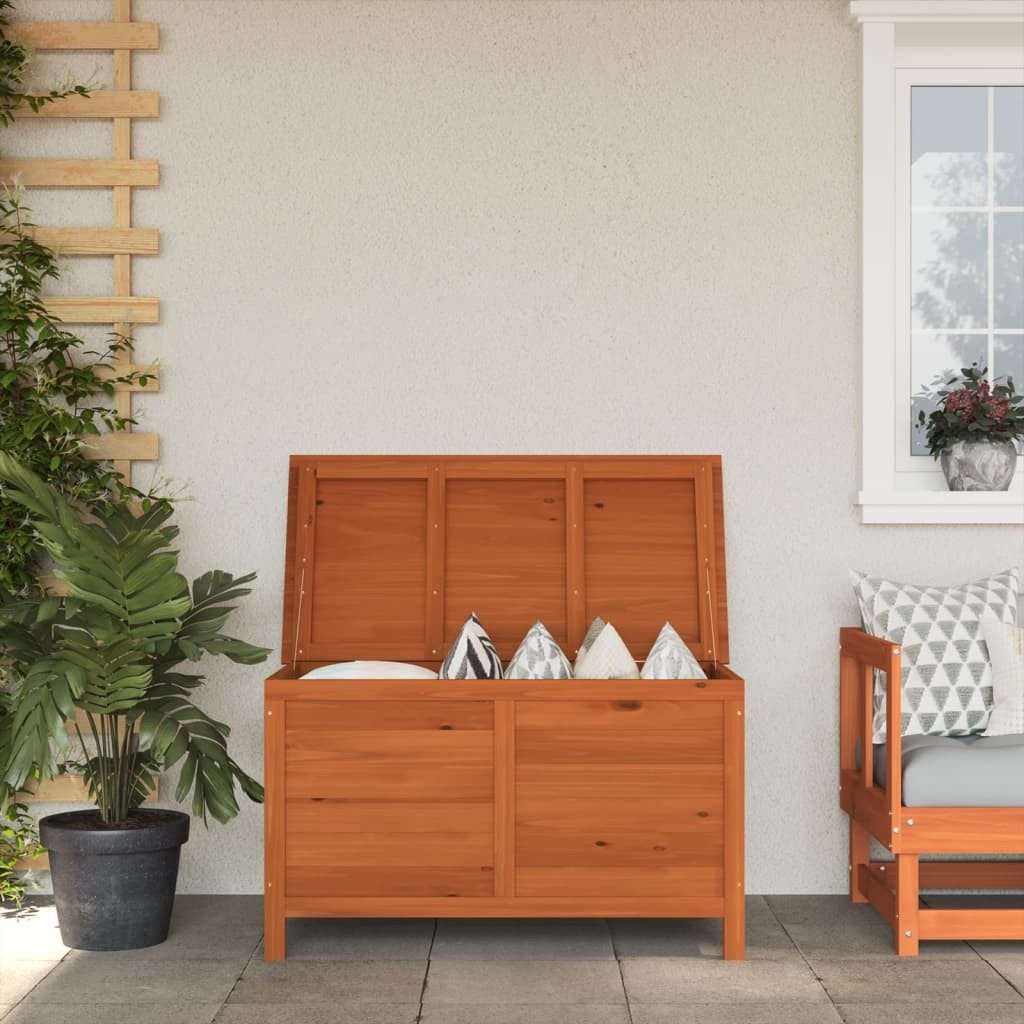 furnicato Gartenbox Gartentruhe 99x49,5x58,5 cm Massivholz günstig online kaufen