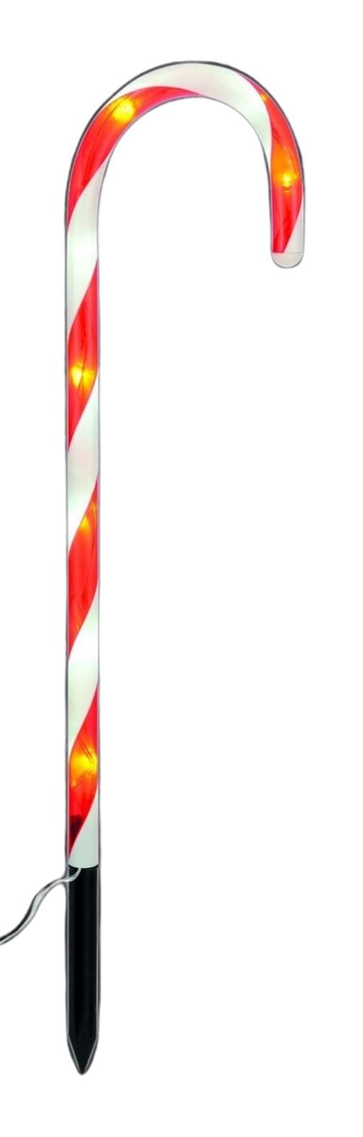 Gravidus LED Gartenleuchte 4x LED Zuckerstangen, Gartenstecker, Außendeko
