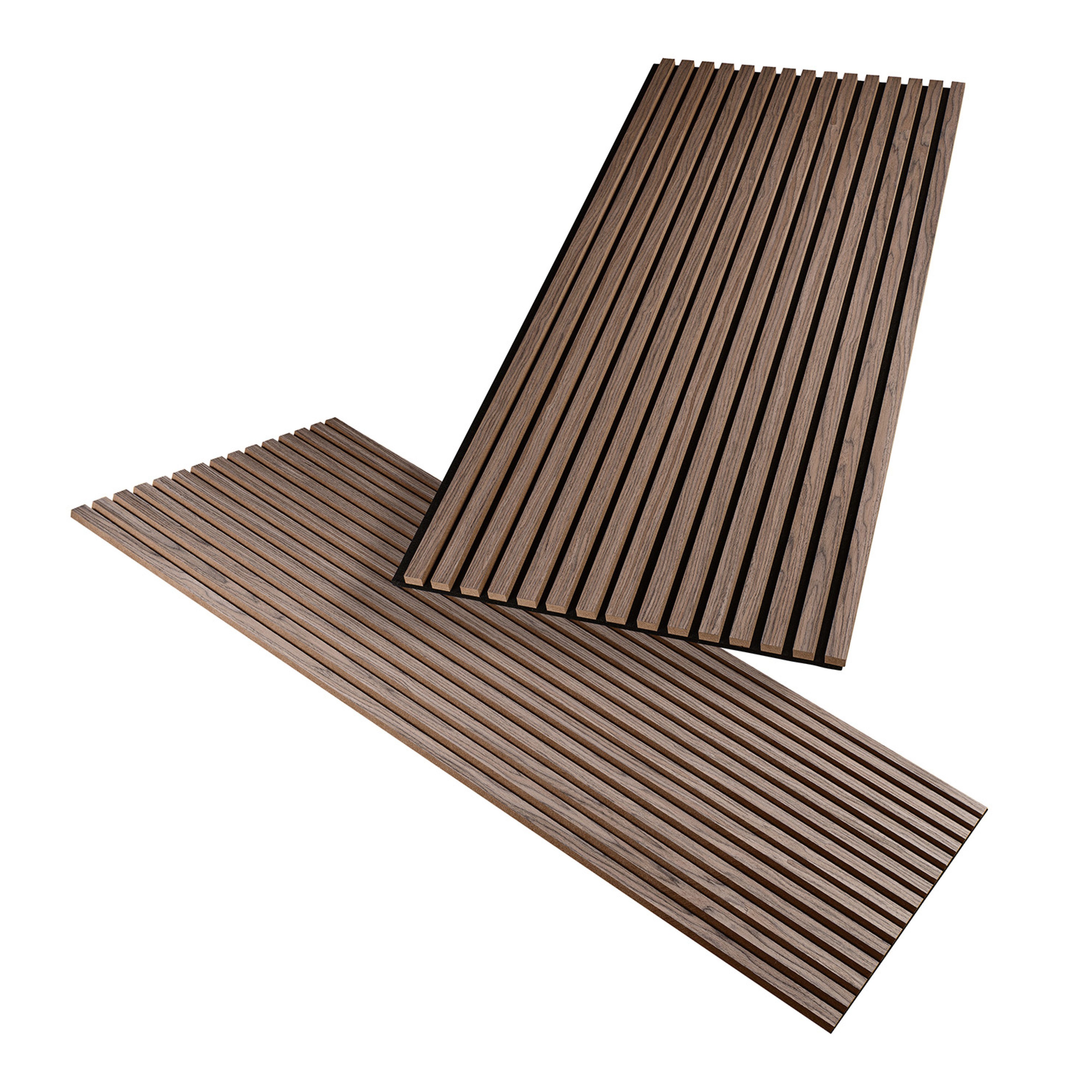 HAGEFOL Wandpaneel Akustikpaneele Holz, 3D Lamellenwand, verschiedene Größe günstig online kaufen