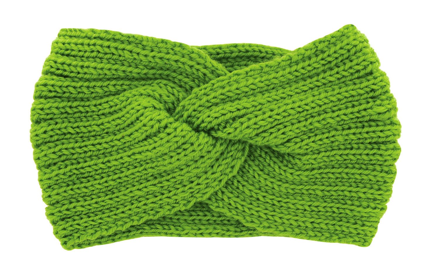 axy Haarband Damen Strick Stirnband mit Twist Knoten, Strick Winter Stirnband Hairband