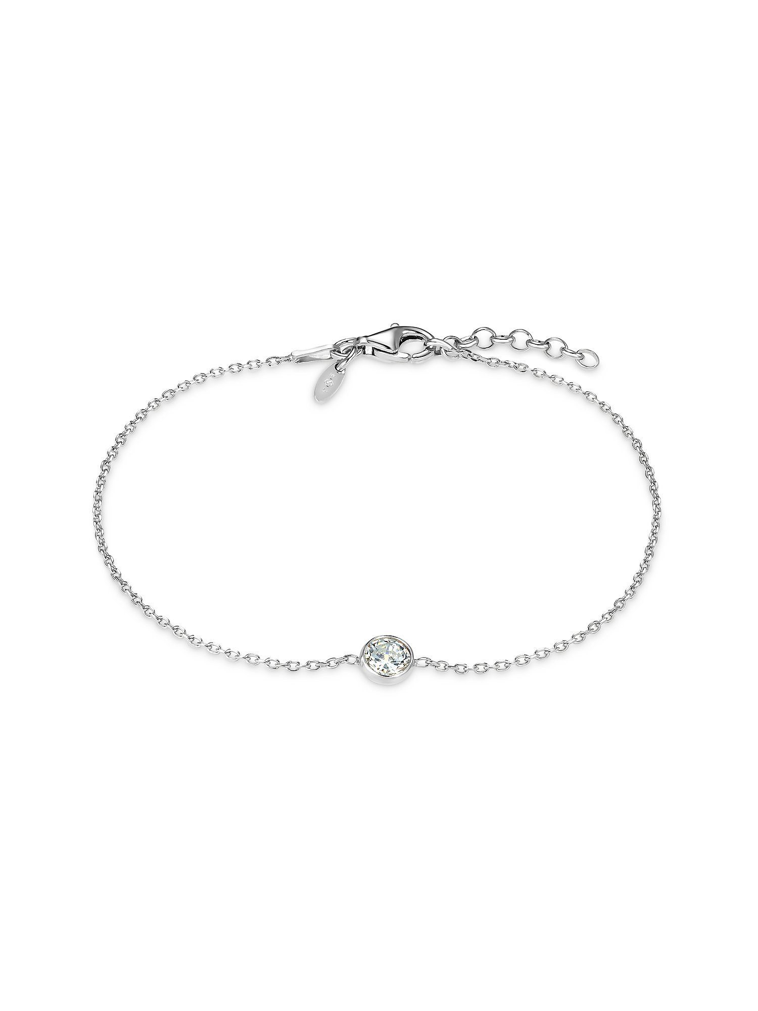 FAVS Silberarmband FAVS Damen-Armband 925er Silber 1 Zirkonia